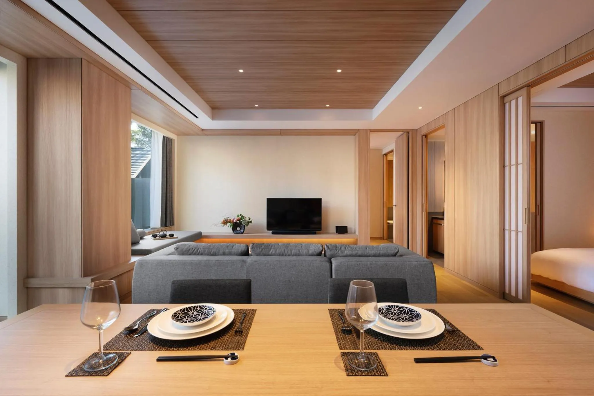 Living room in Setsu Niseko