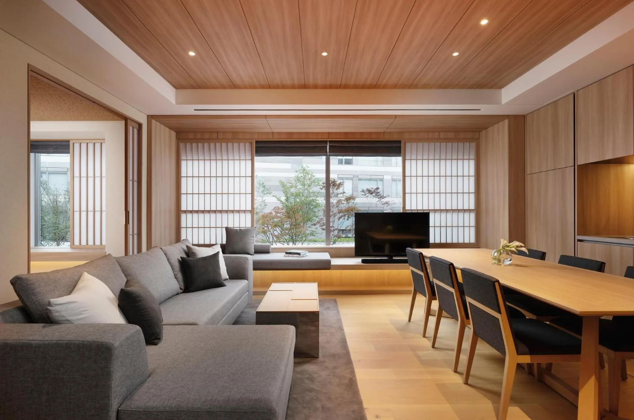 Living room in Setsu Niseko