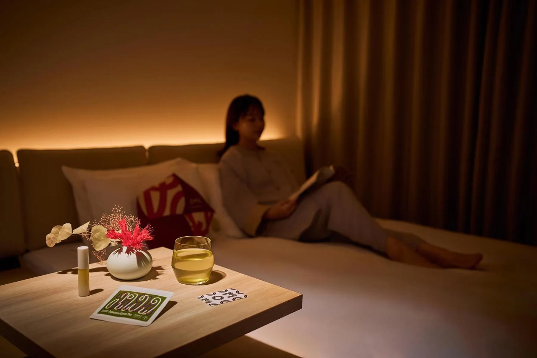 Photo of the whole room, Bed in OMO3 Tokyo Akasaka by Hoshino Resort