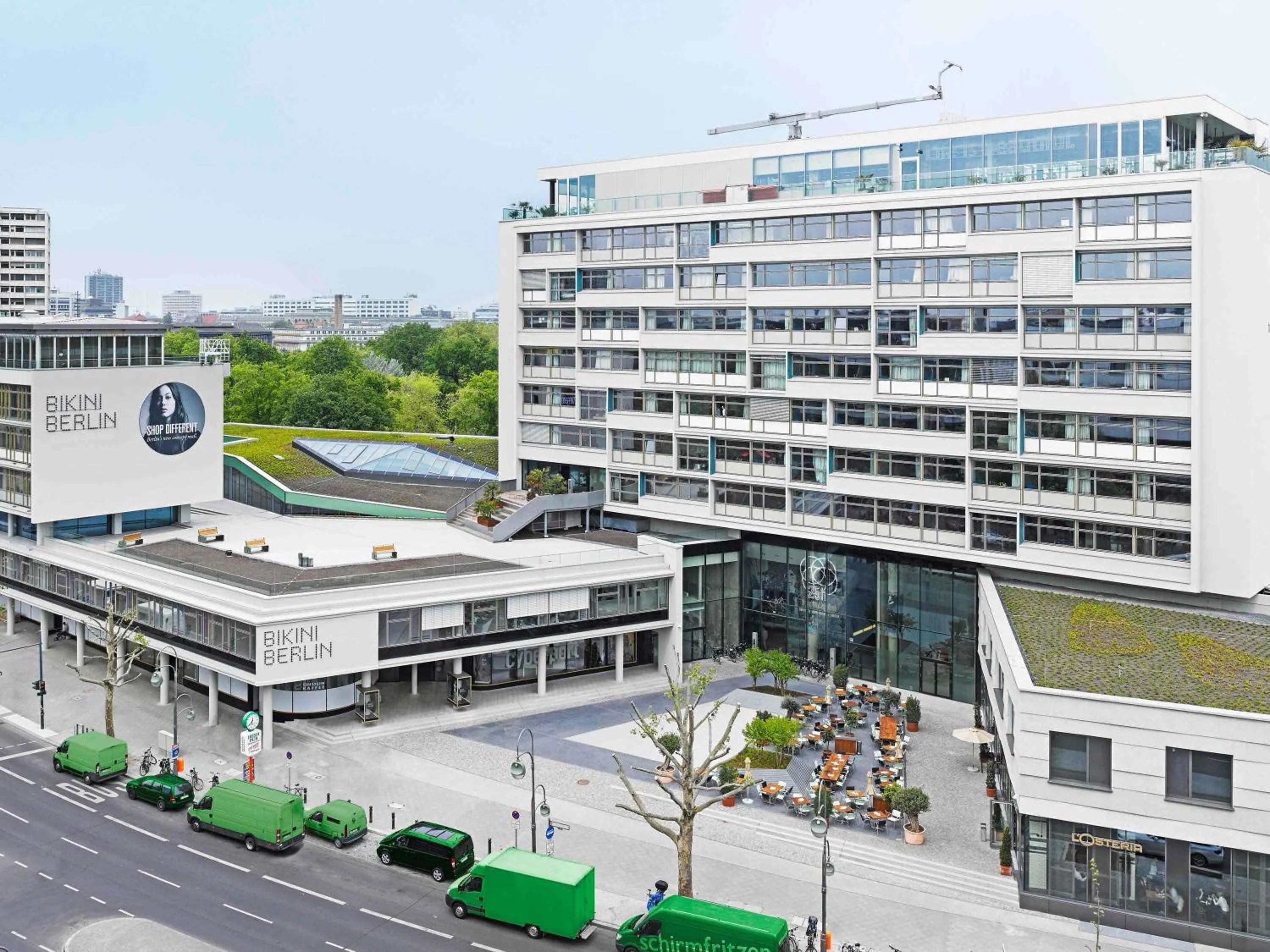 Property building in 25hours Hotel Bikini Berlin