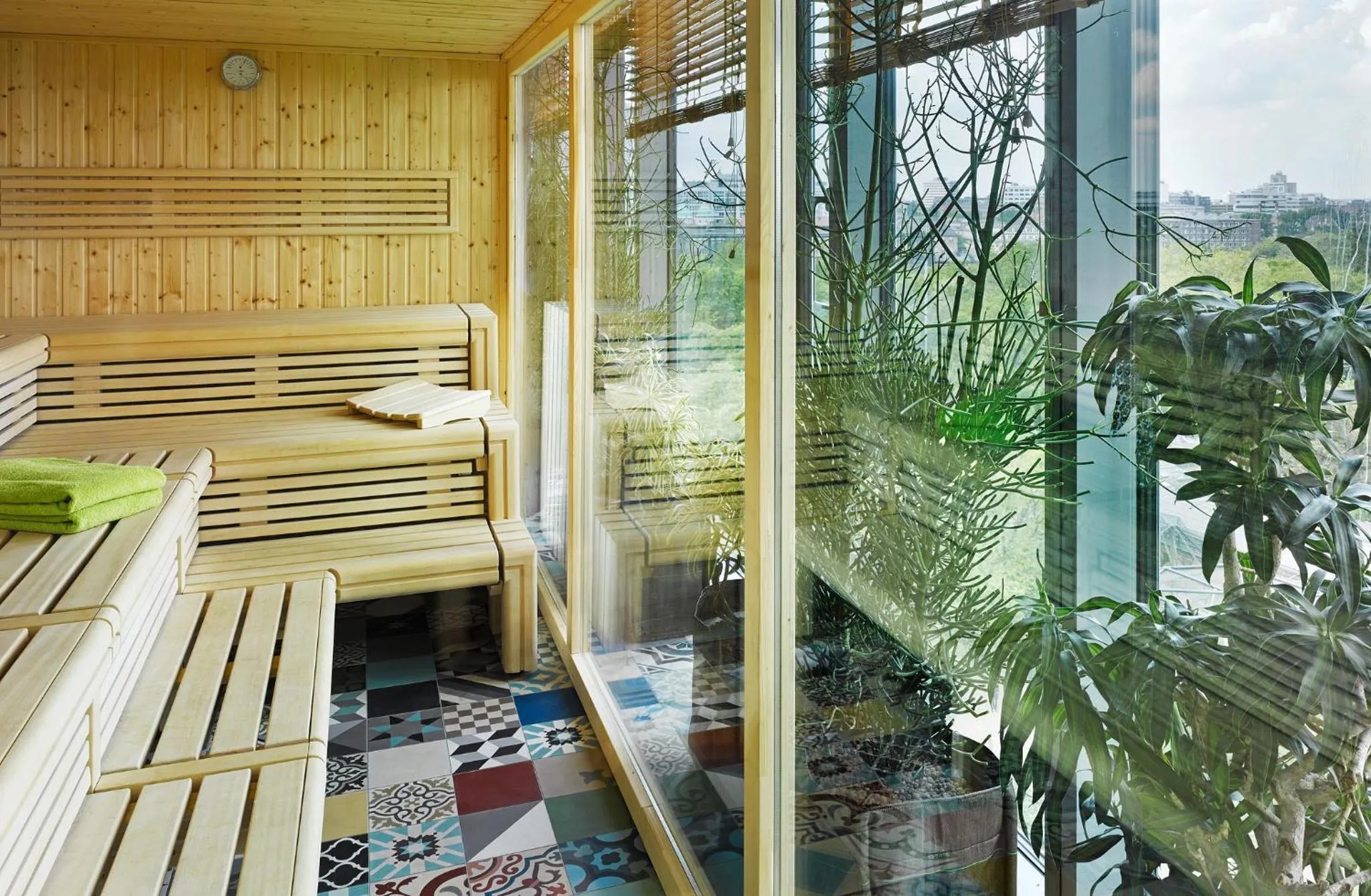 Sauna in 25hours Hotel Bikini Berlin