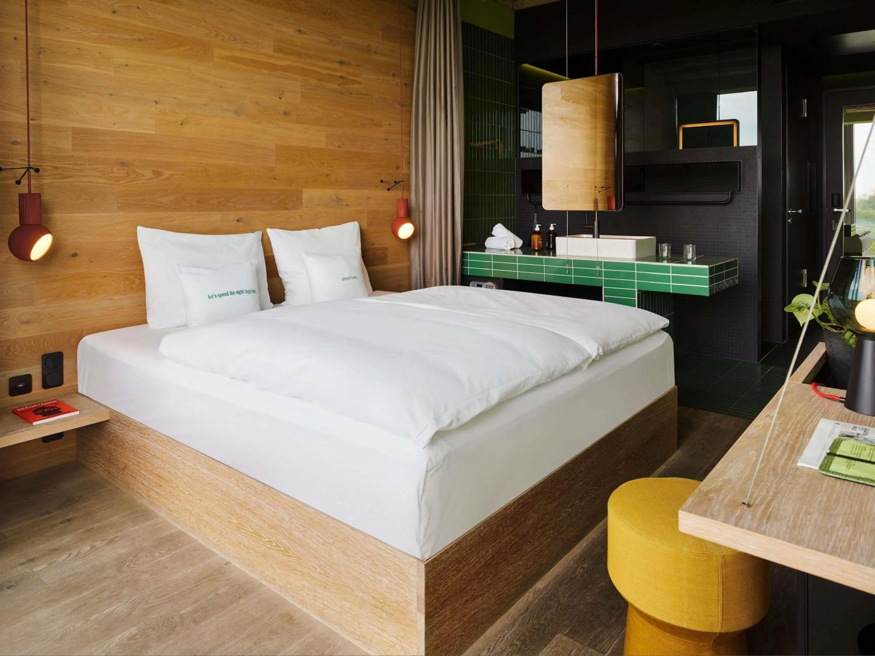 Bedroom, Bed in 25hours Hotel Bikini Berlin