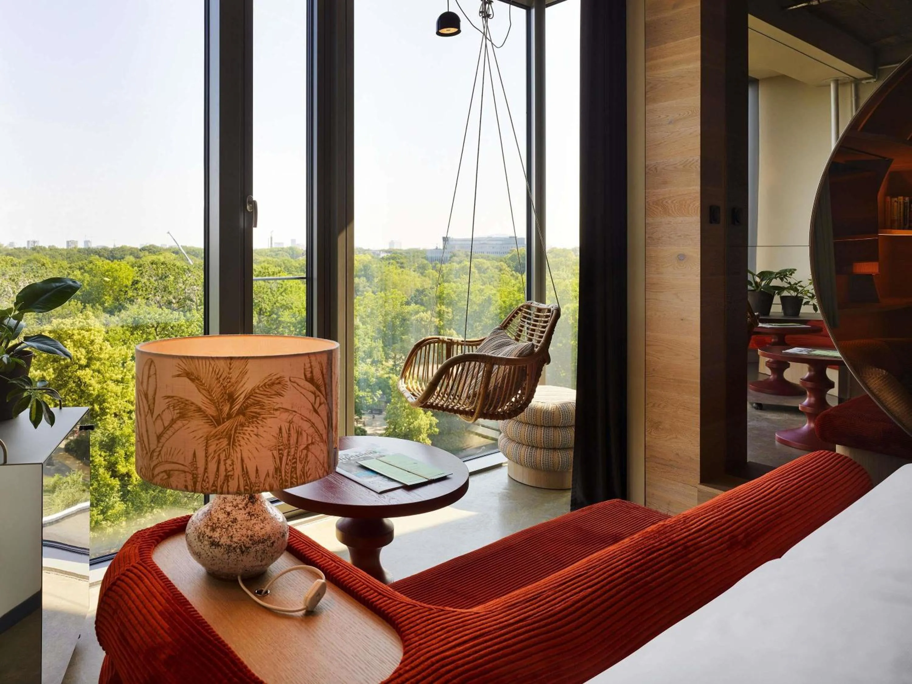 Bedroom in 25hours Hotel Bikini Berlin