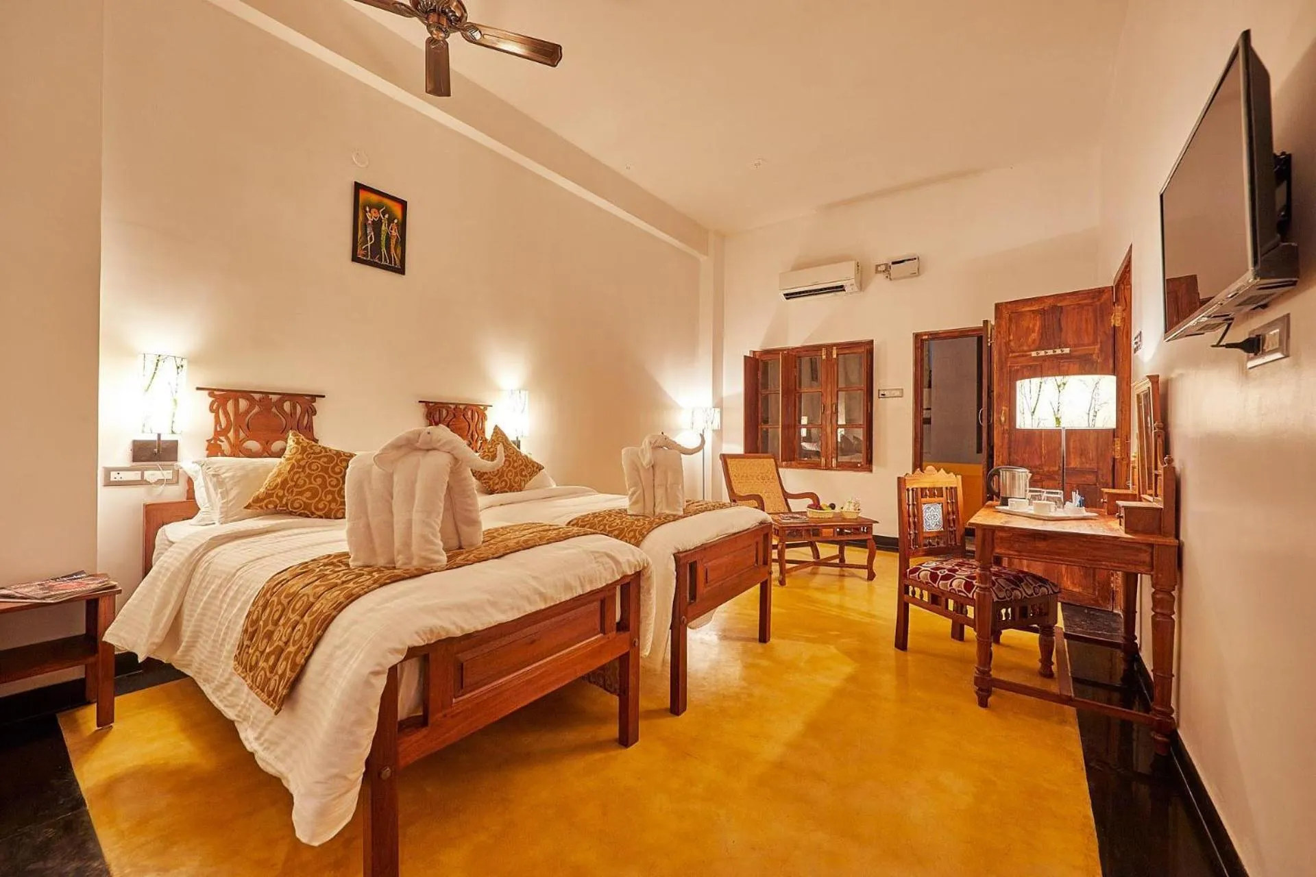 Bedroom, Bed in VILLA DU OCEAN