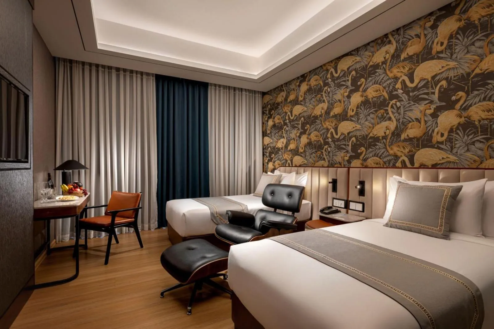 Bed in Sayarsan Hotel Yangon