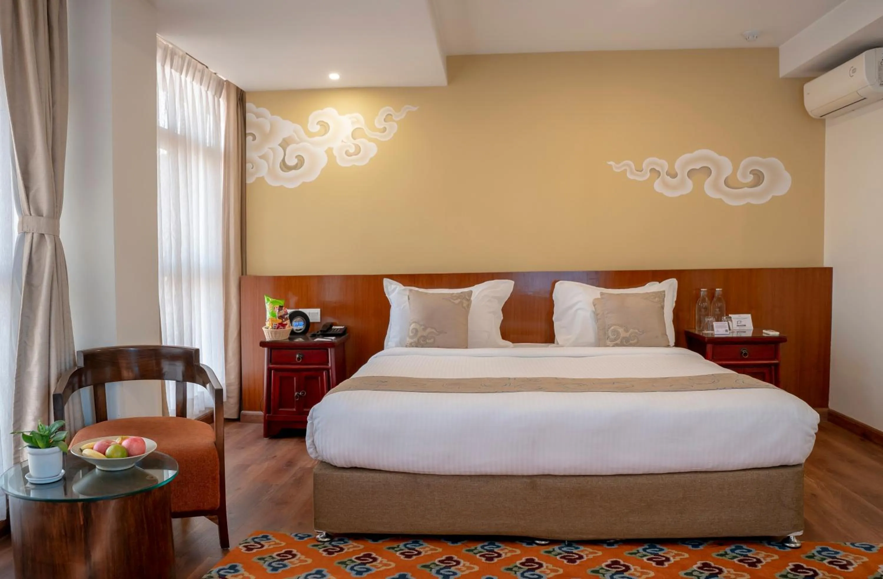 Bedroom, Bed in Hotel Shambala