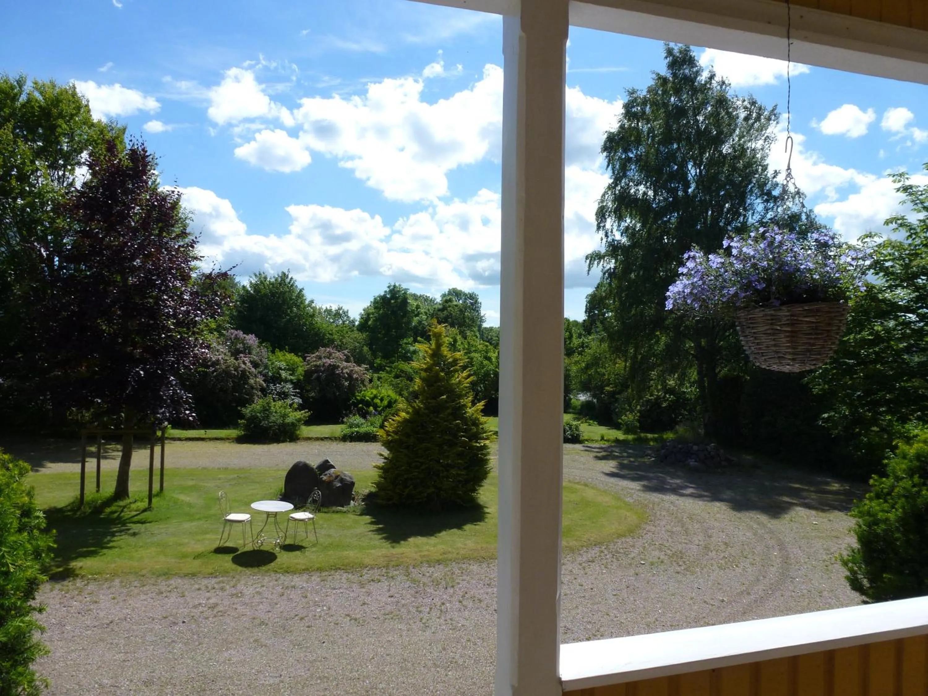 Garden view in Hotell Vita Hästen Hästveda