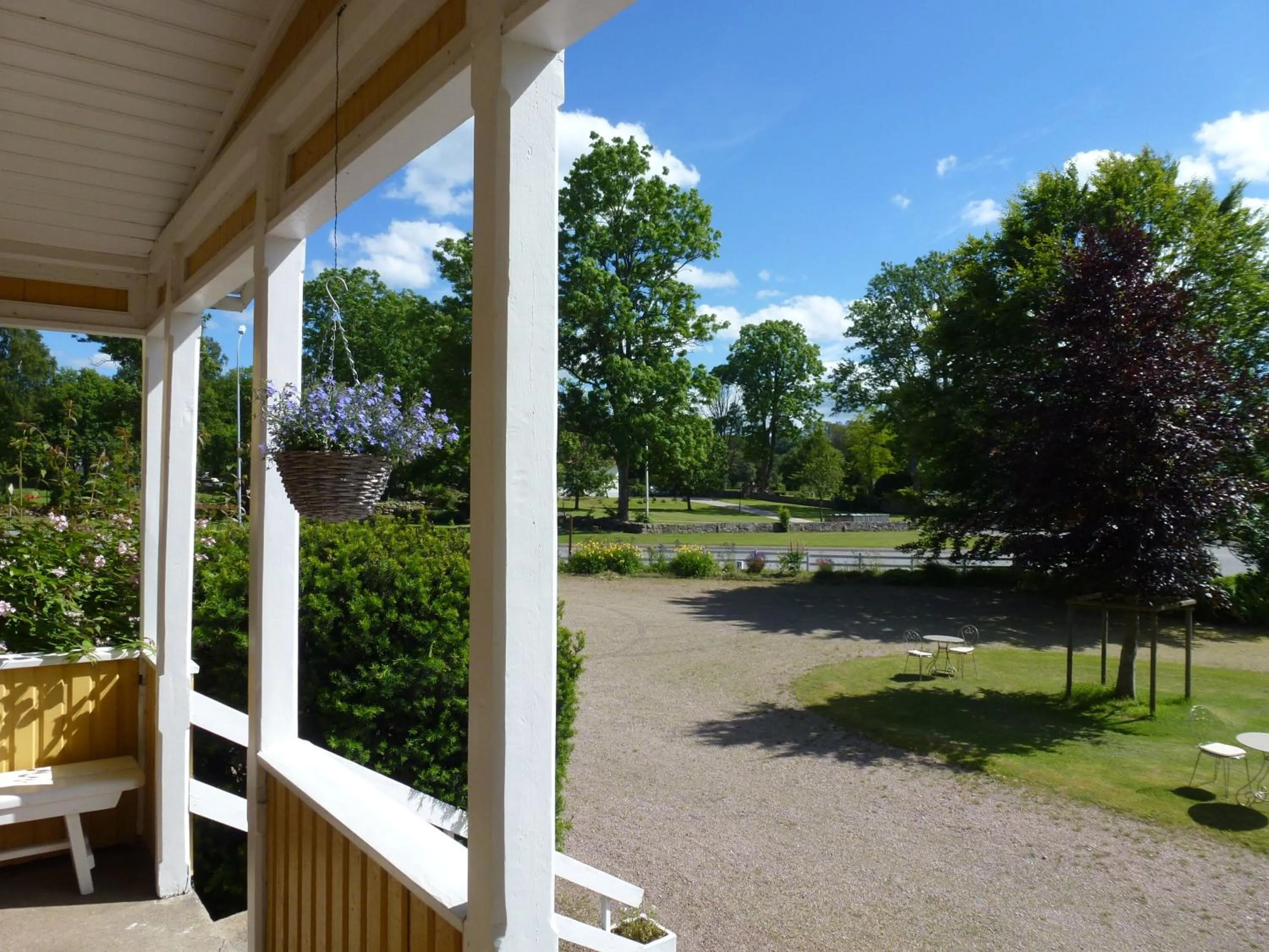 Garden view in Hotell Vita Hästen Hästveda