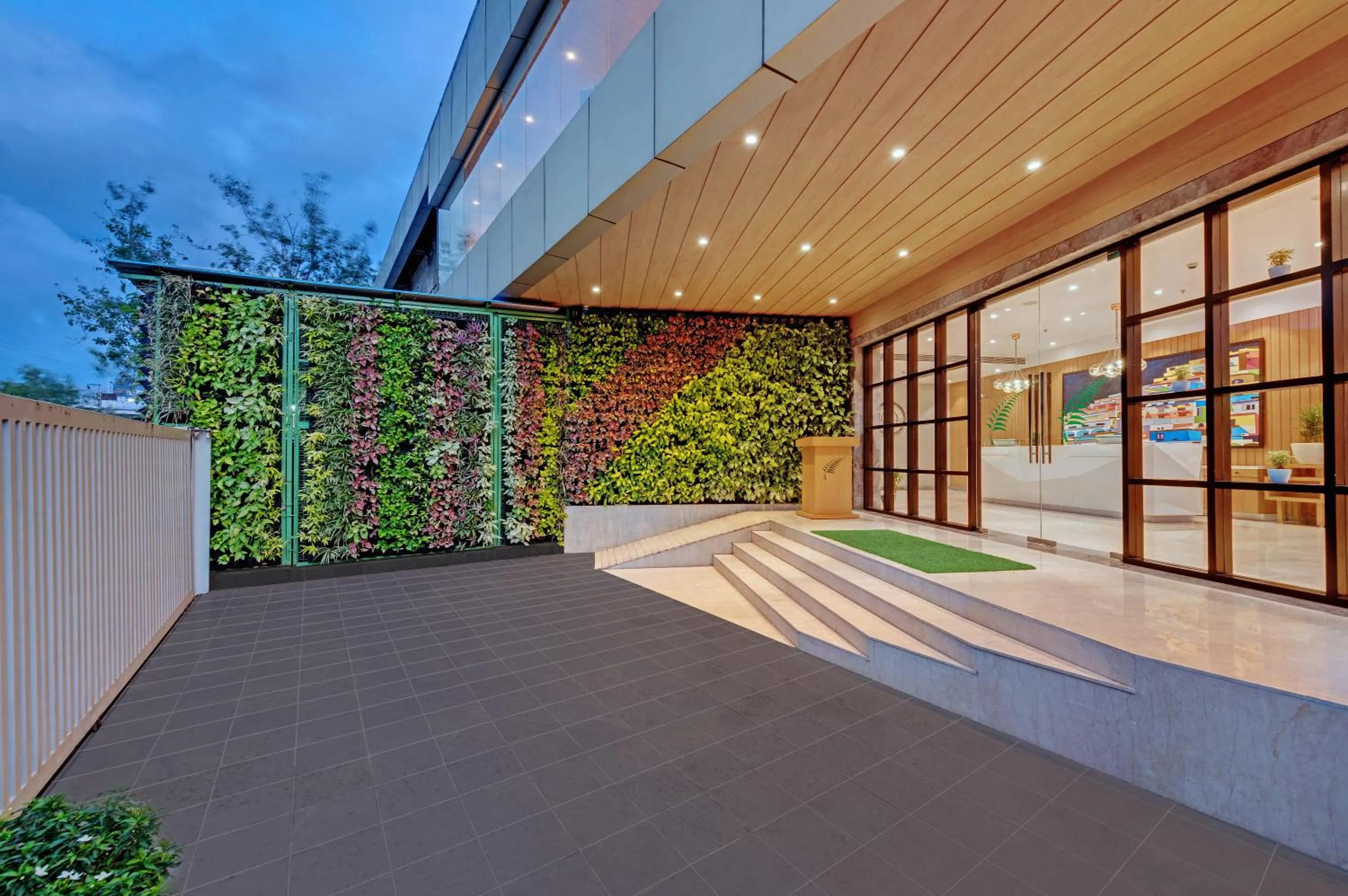 Facade/entrance in The Fern Residency Turbhe