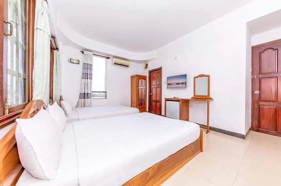 Bed in Minh Cat Hotel