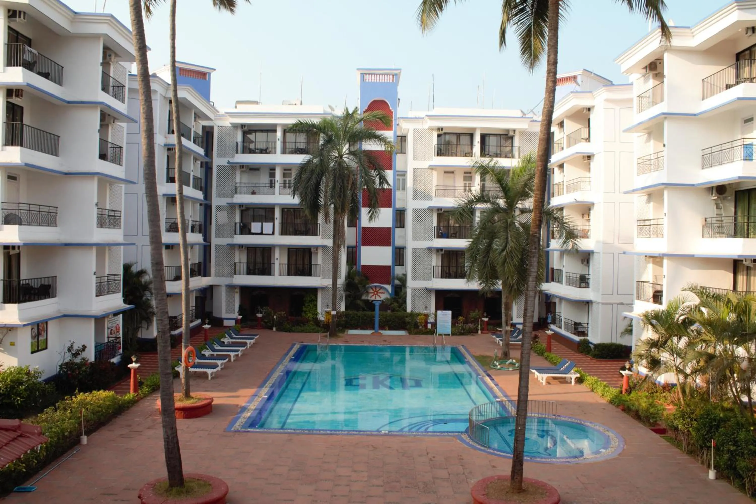 Pool view in Palmarinha de Goa