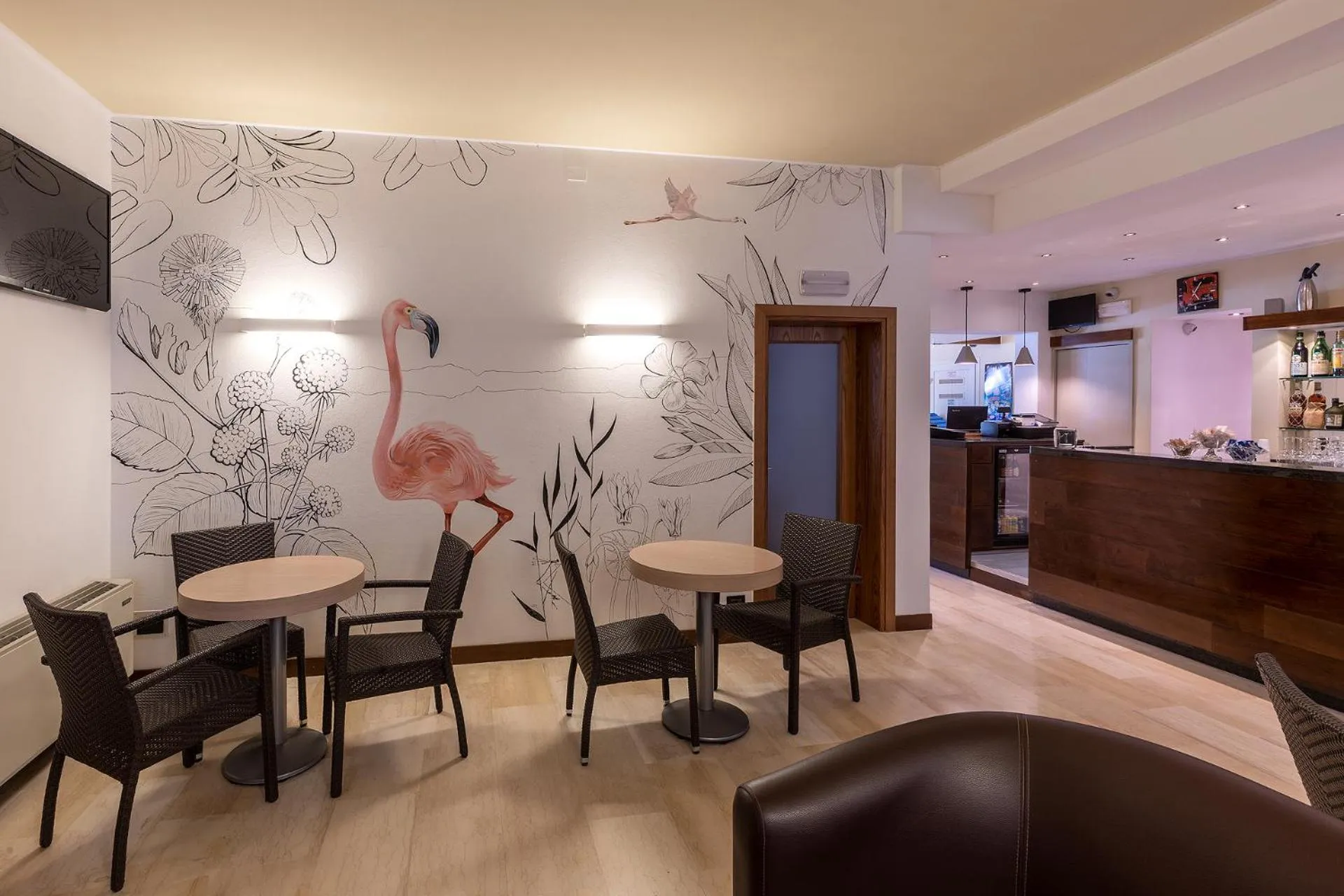 Lobby or reception in La Tavernetta