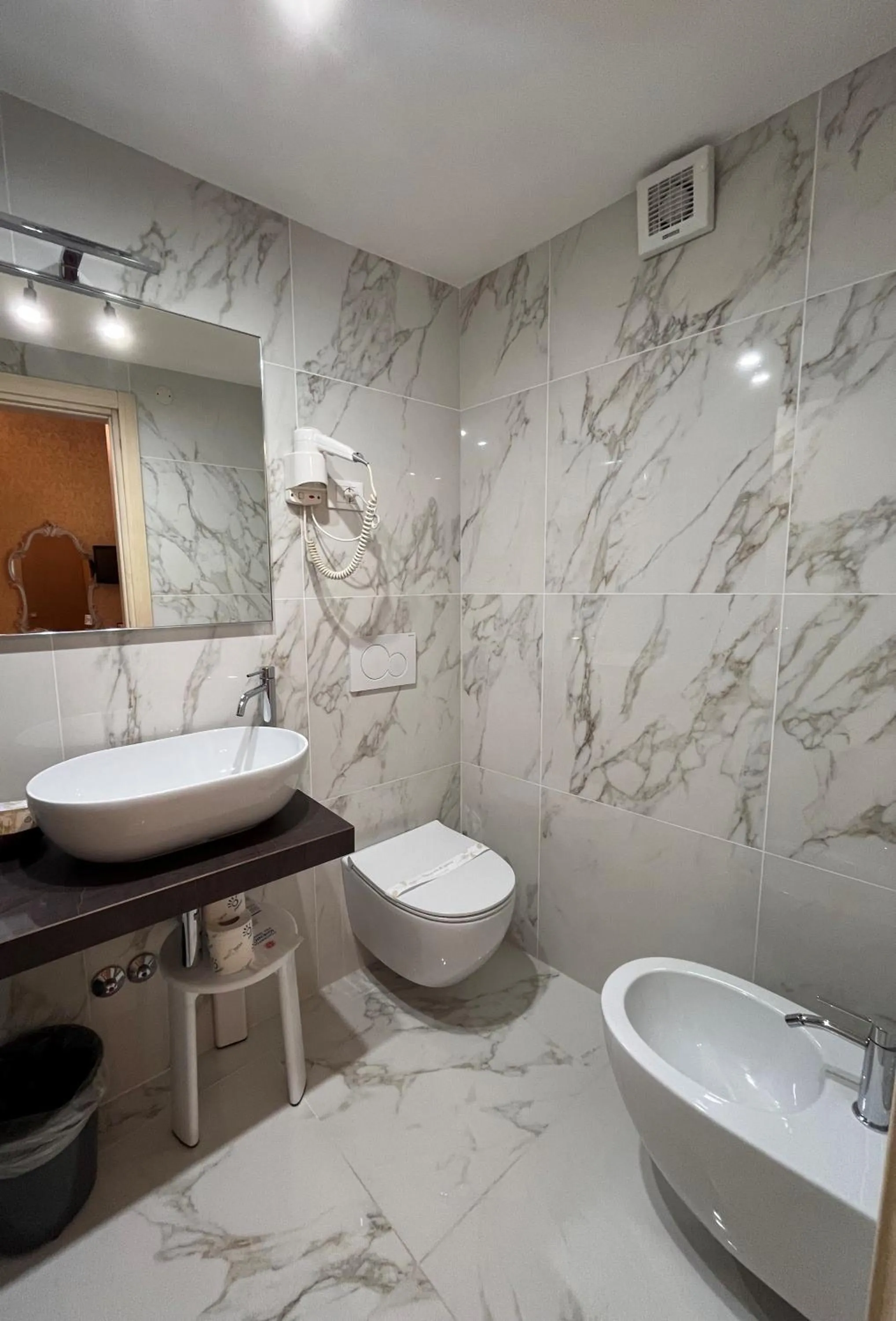 Shower in Hotel Castello