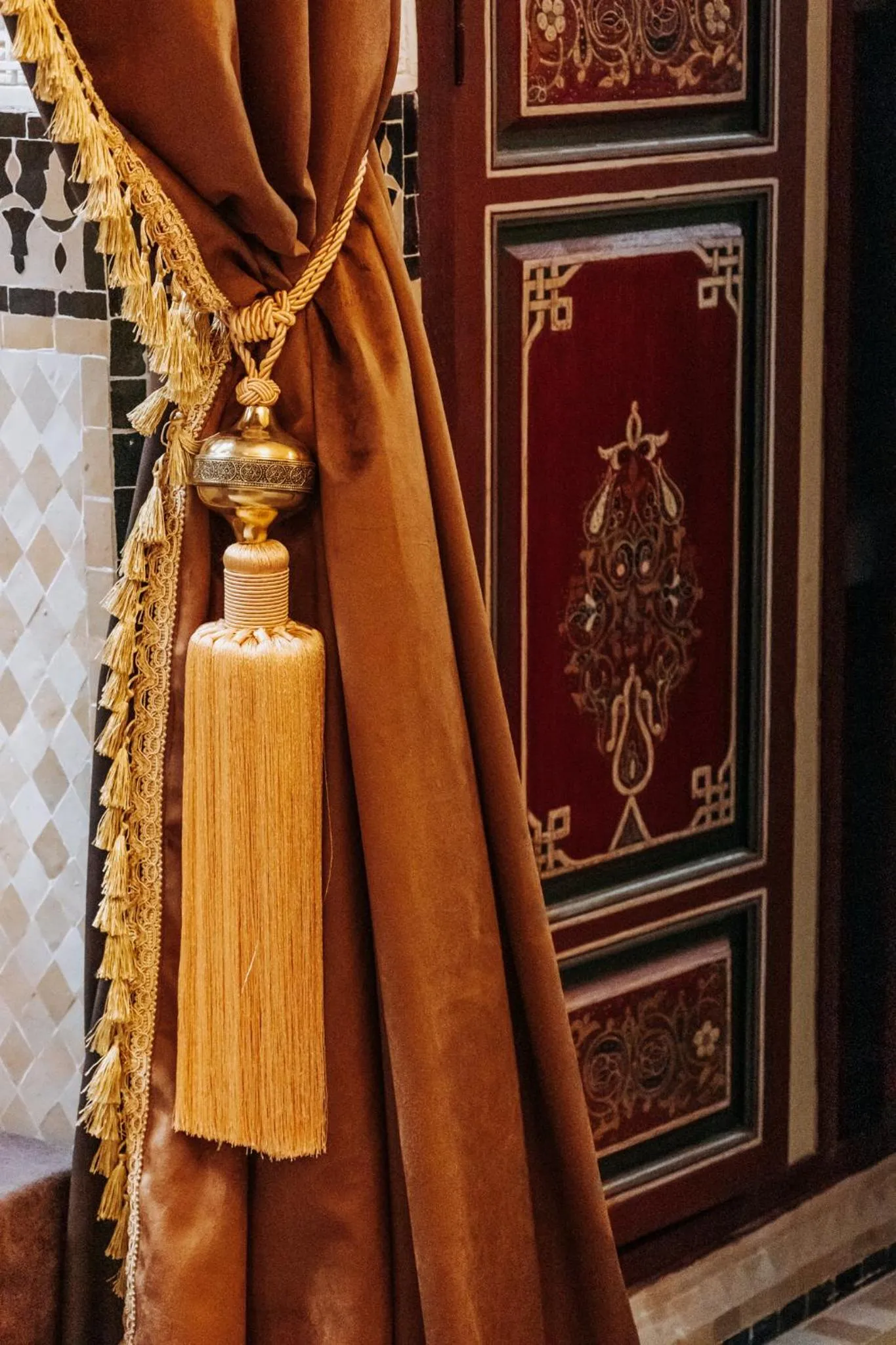 Decorative detail in Riad Ksar Al Amal & Spa