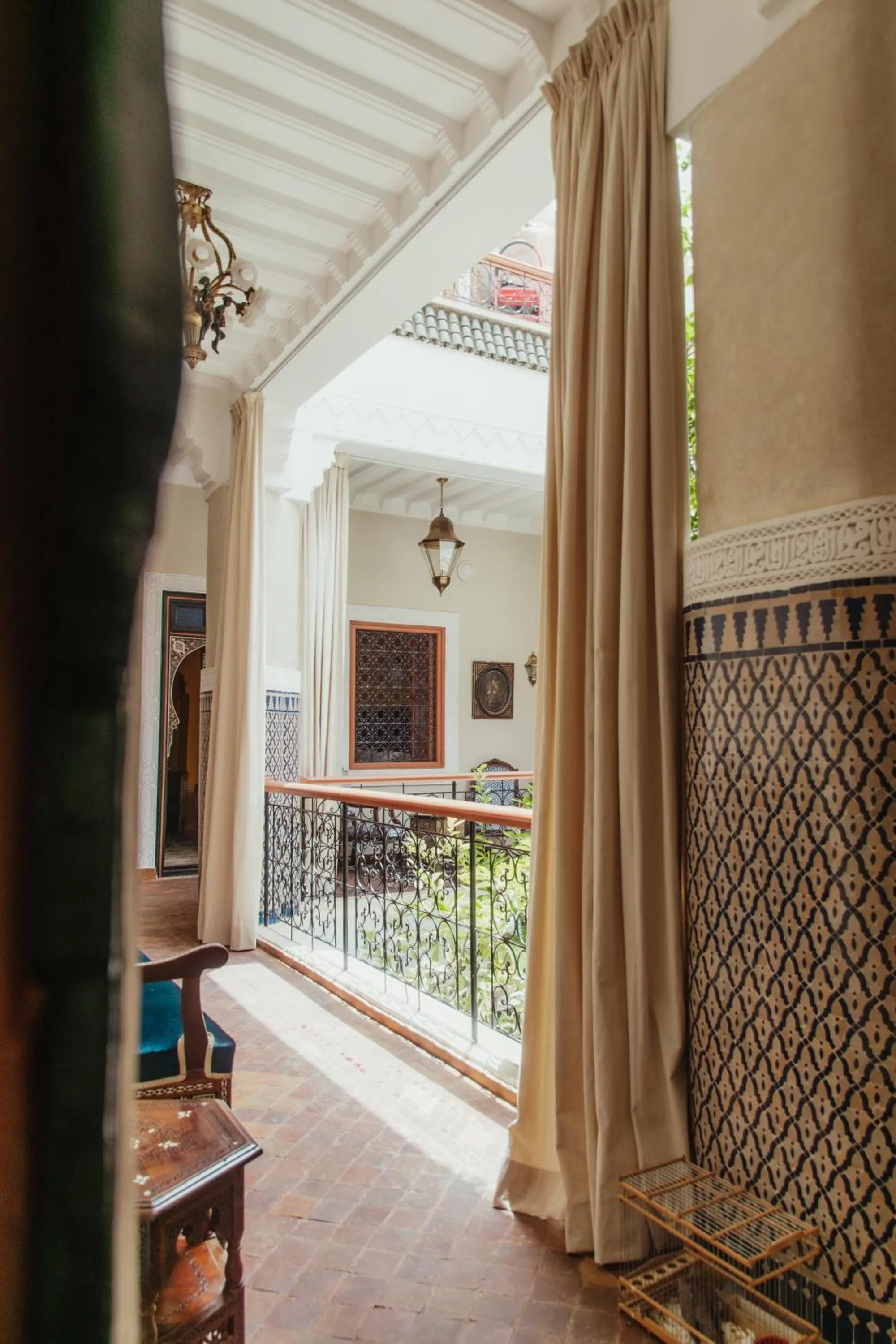 Balcony/Terrace in Riad Ksar Al Amal & Spa
