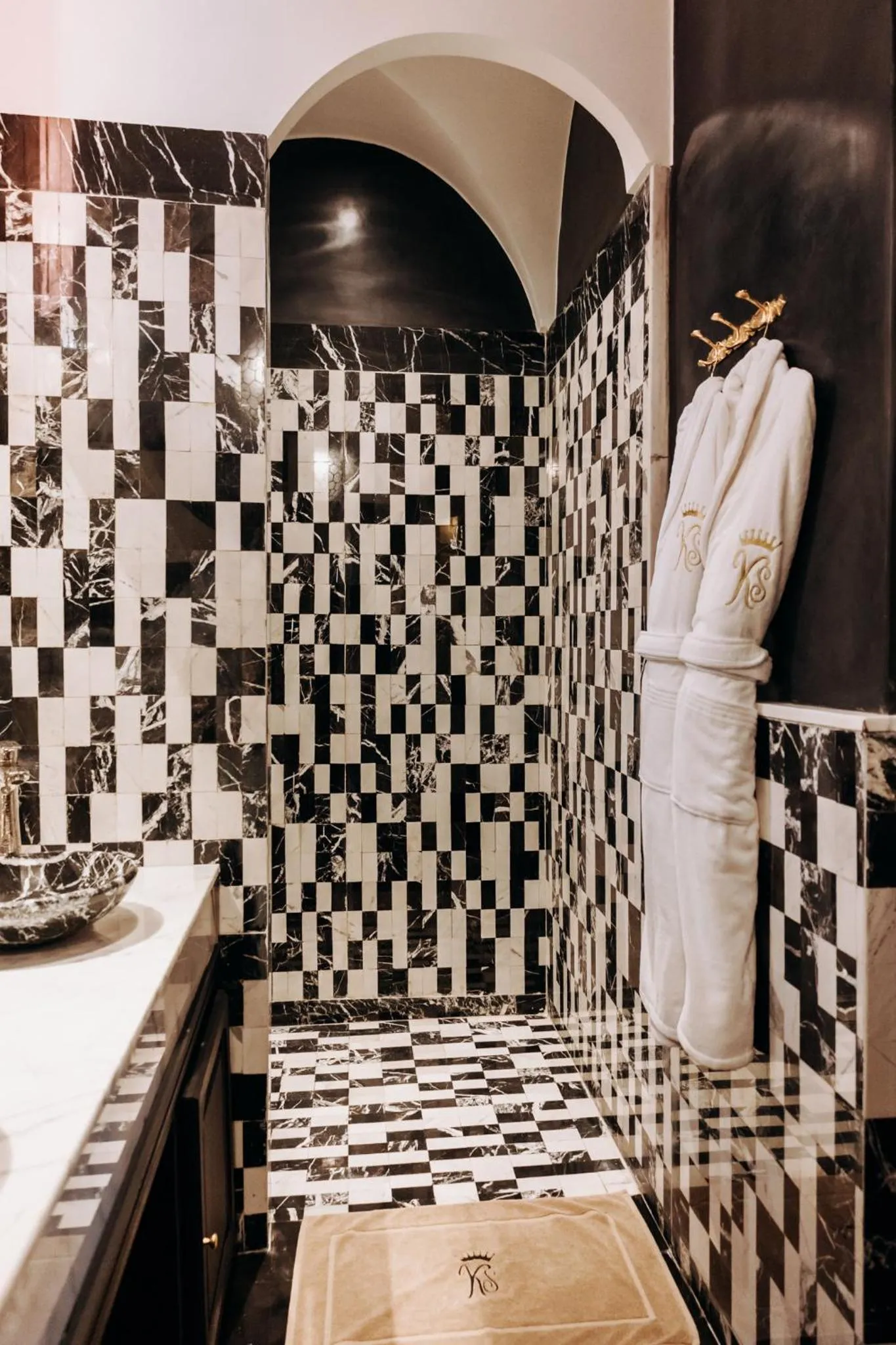 Bathroom in Riad Ksar Al Amal & Spa