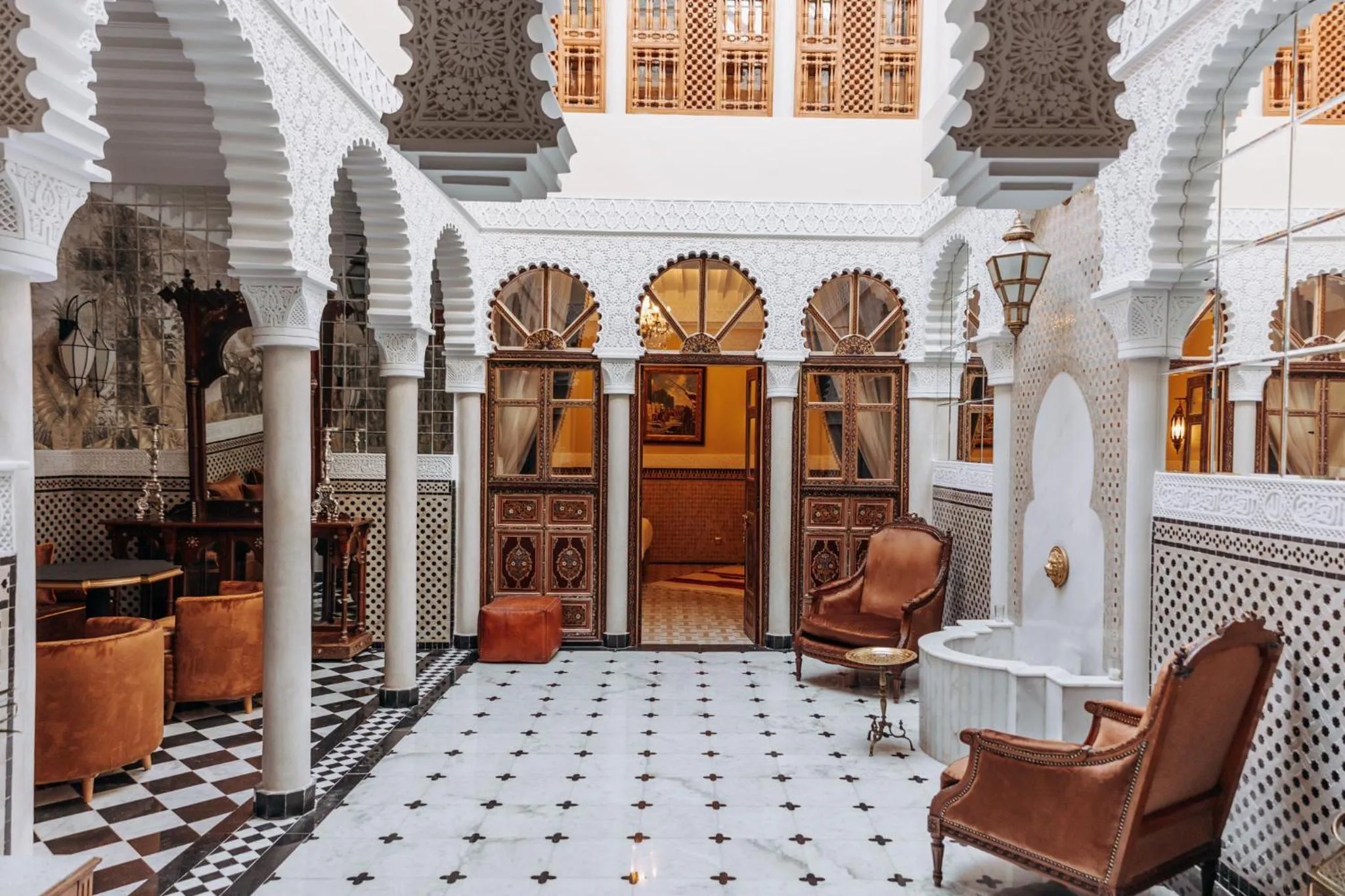 Patio in Riad Ksar Al Amal & Spa