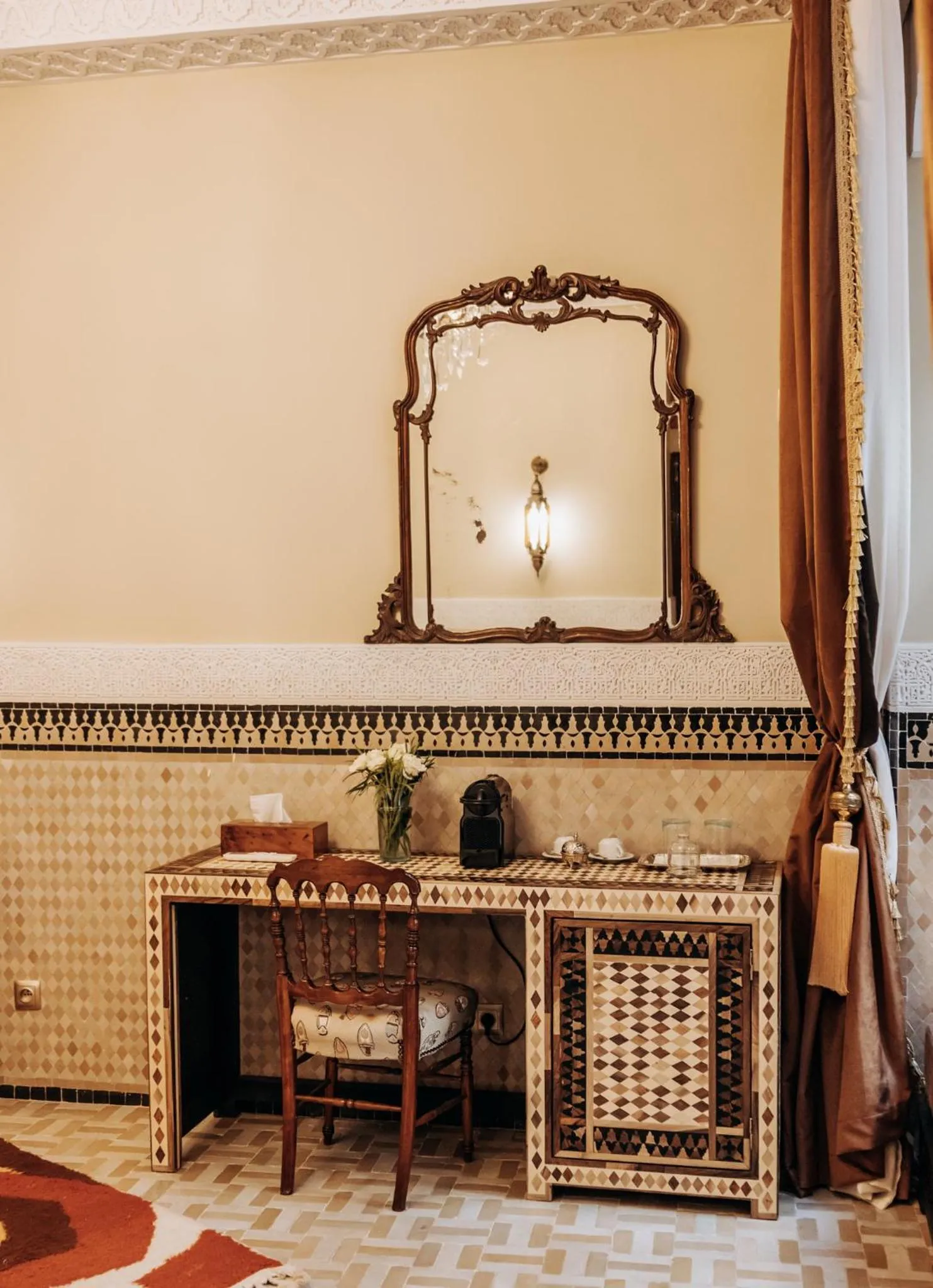 Seating area in Riad Ksar Al Amal & Spa