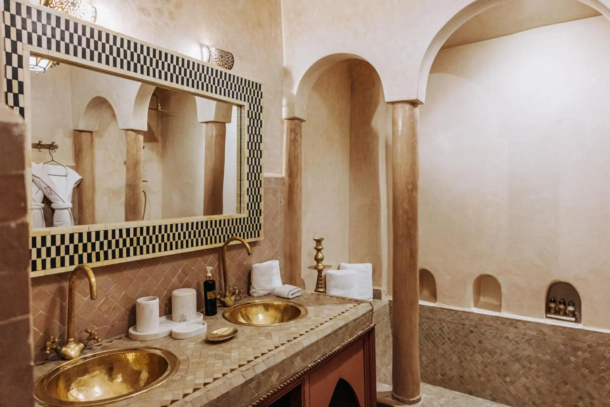 Bathroom in Riad Ksar Al Amal & Spa