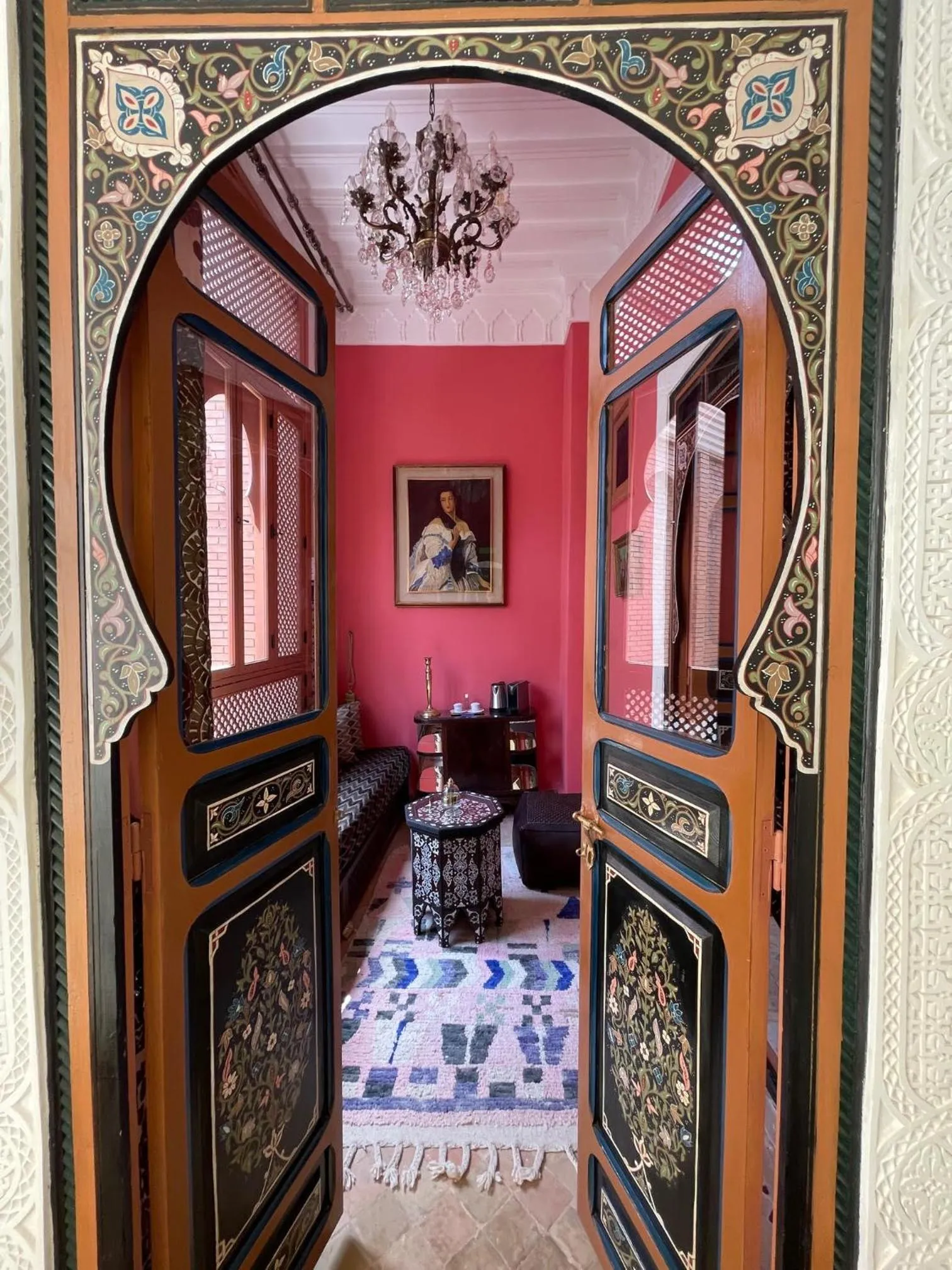Living room in Riad Ksar Al Amal & Spa