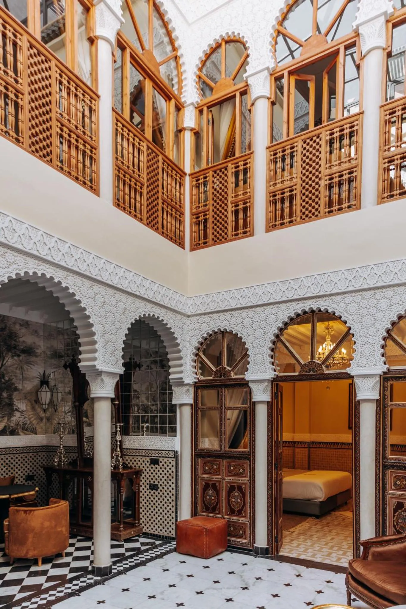 Patio in Riad Ksar Al Amal & Spa