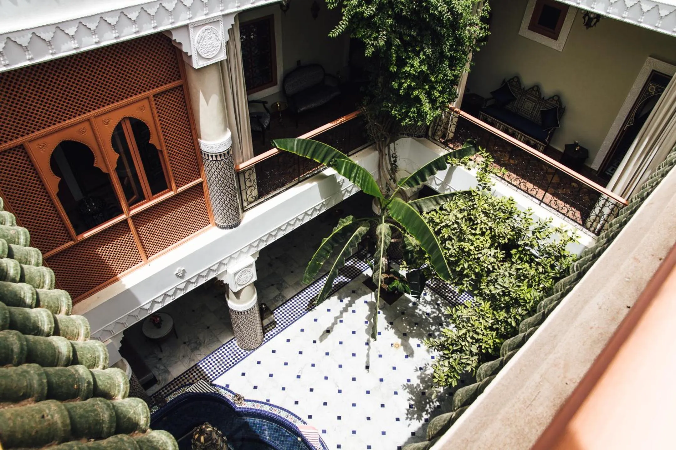 Patio in Riad Ksar Al Amal & Spa