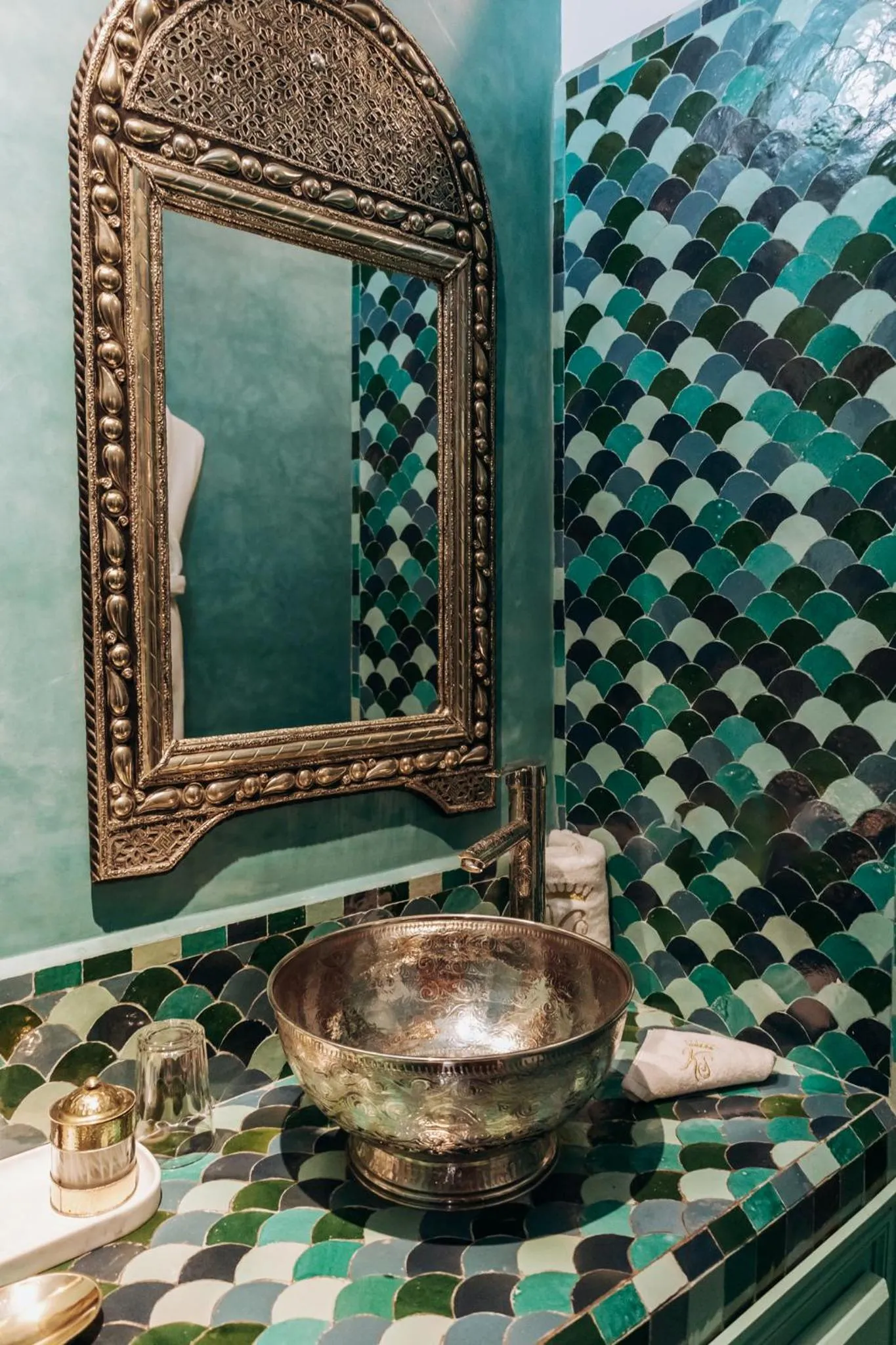 Bathroom in Riad Ksar Al Amal & Spa