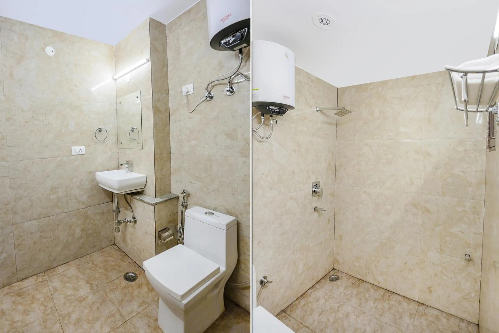 Bathroom in FabExpress Taj Residency - Nr Yashobhoomi Convention Centre