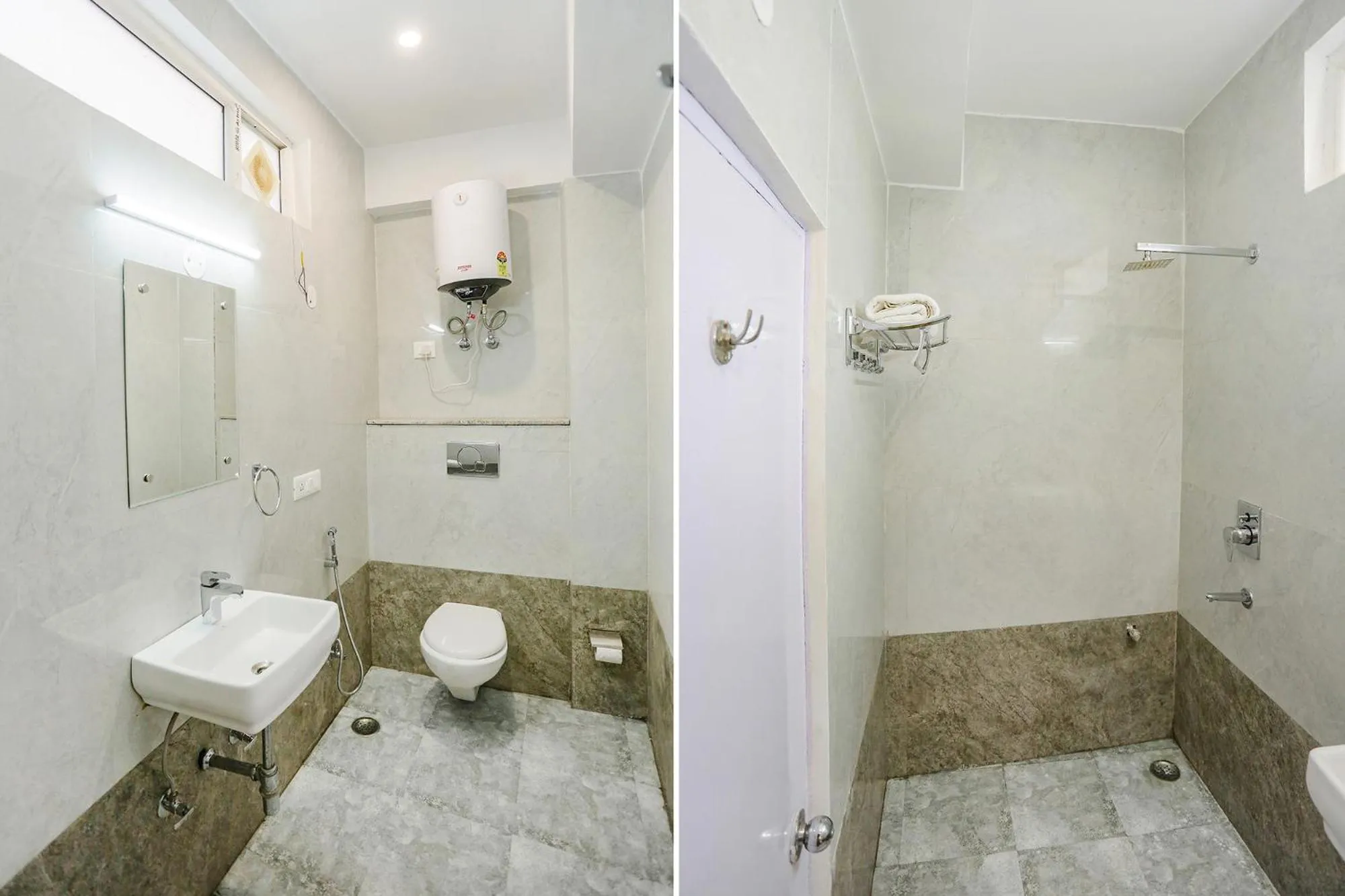 Bathroom in FabExpress Taj Residency - Nr Yashobhoomi Convention Centre