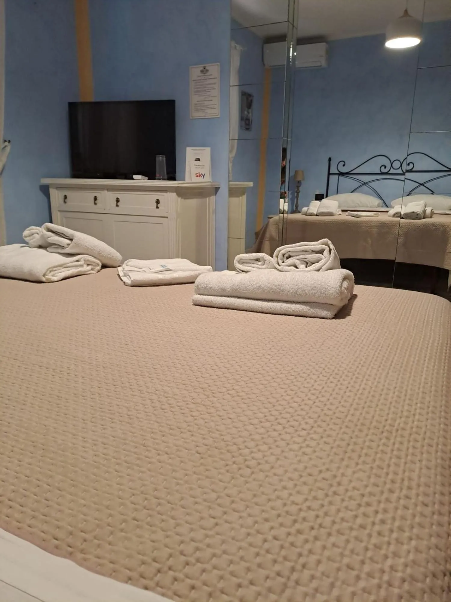 Bed in Agriturismo Torre Flavia