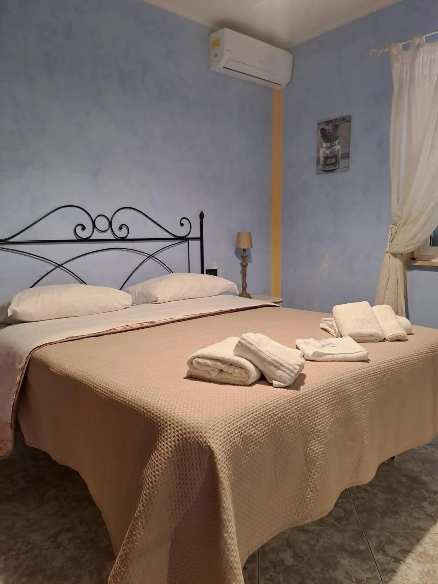 Bed in Agriturismo Torre Flavia