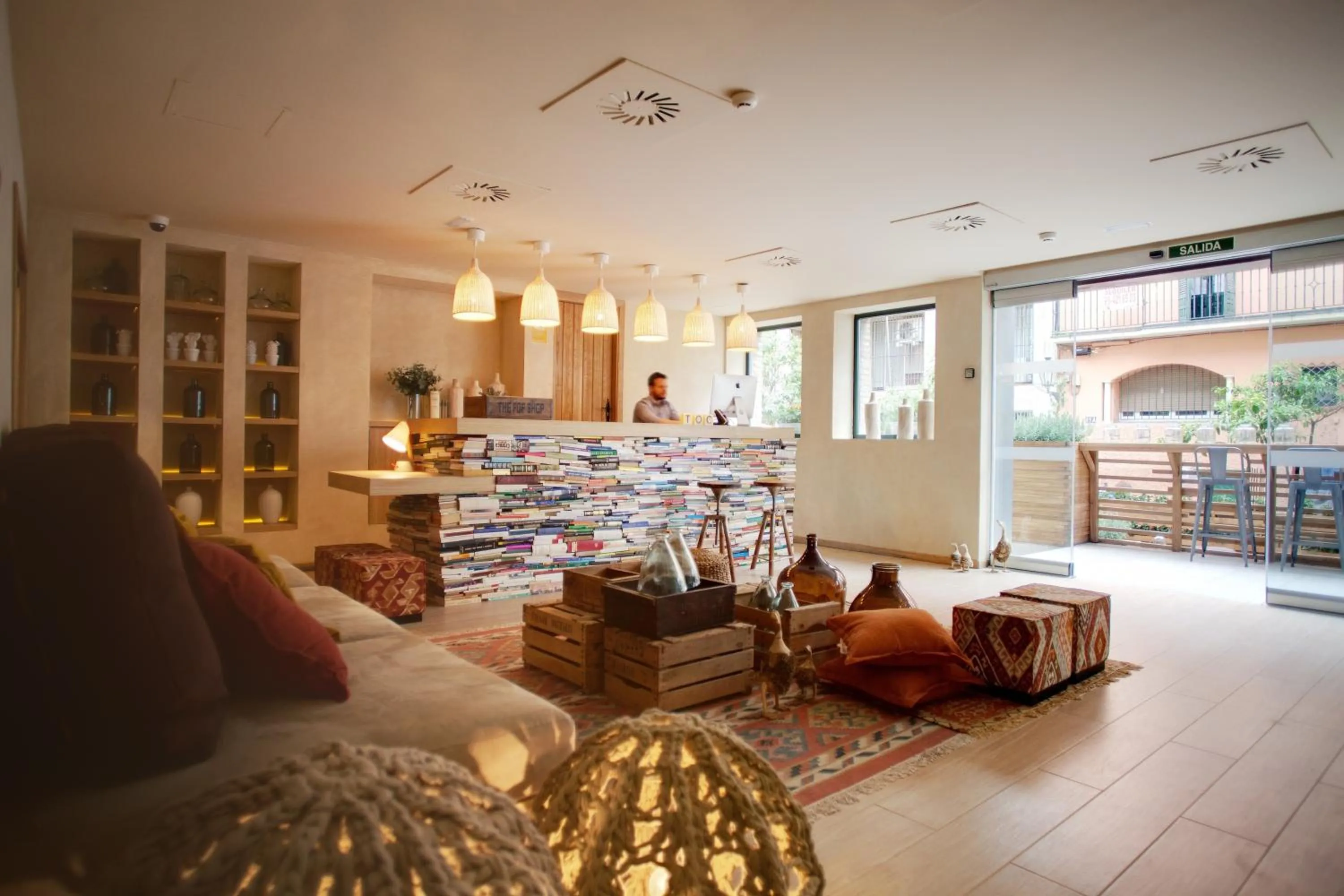 Facade/entrance in Toc Hostel Sevilla