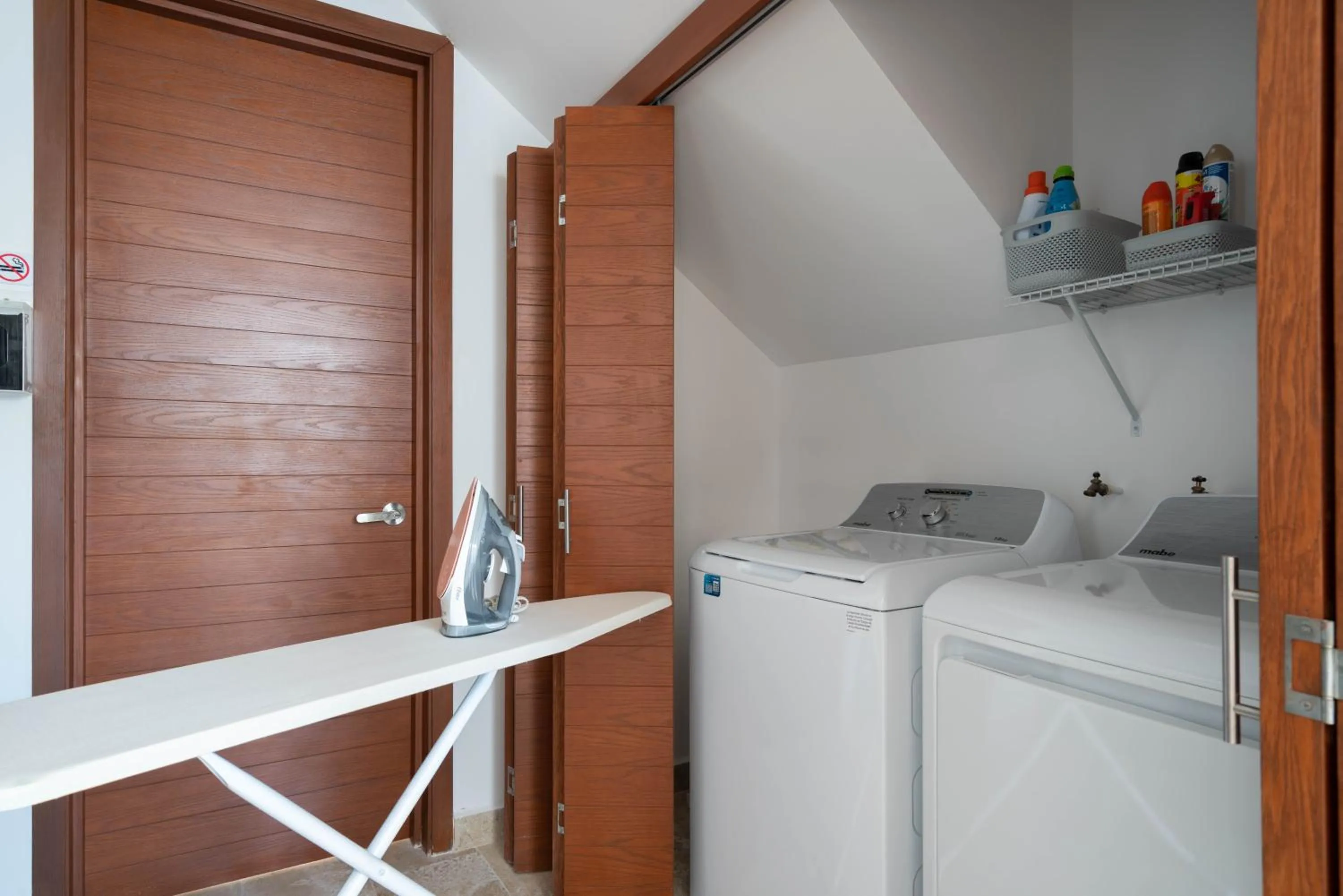 laundry in Tulum Cozy 3 Bedrooms Townhome-Centrally Located-Gated-WIFI