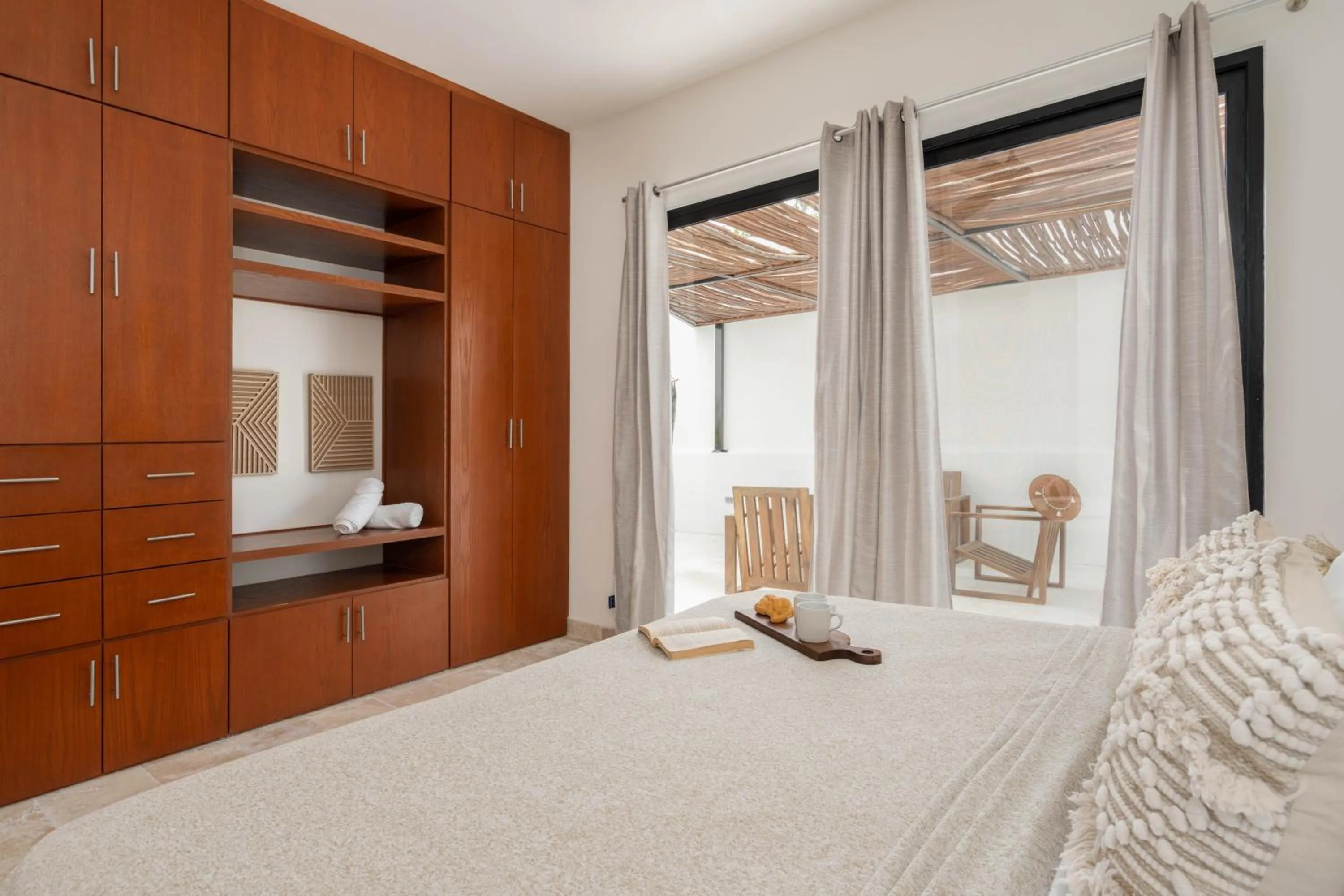 Bedroom, Bed in Tulum Cozy 3 Bedrooms Townhome-Centrally Located-Gated-WIFI