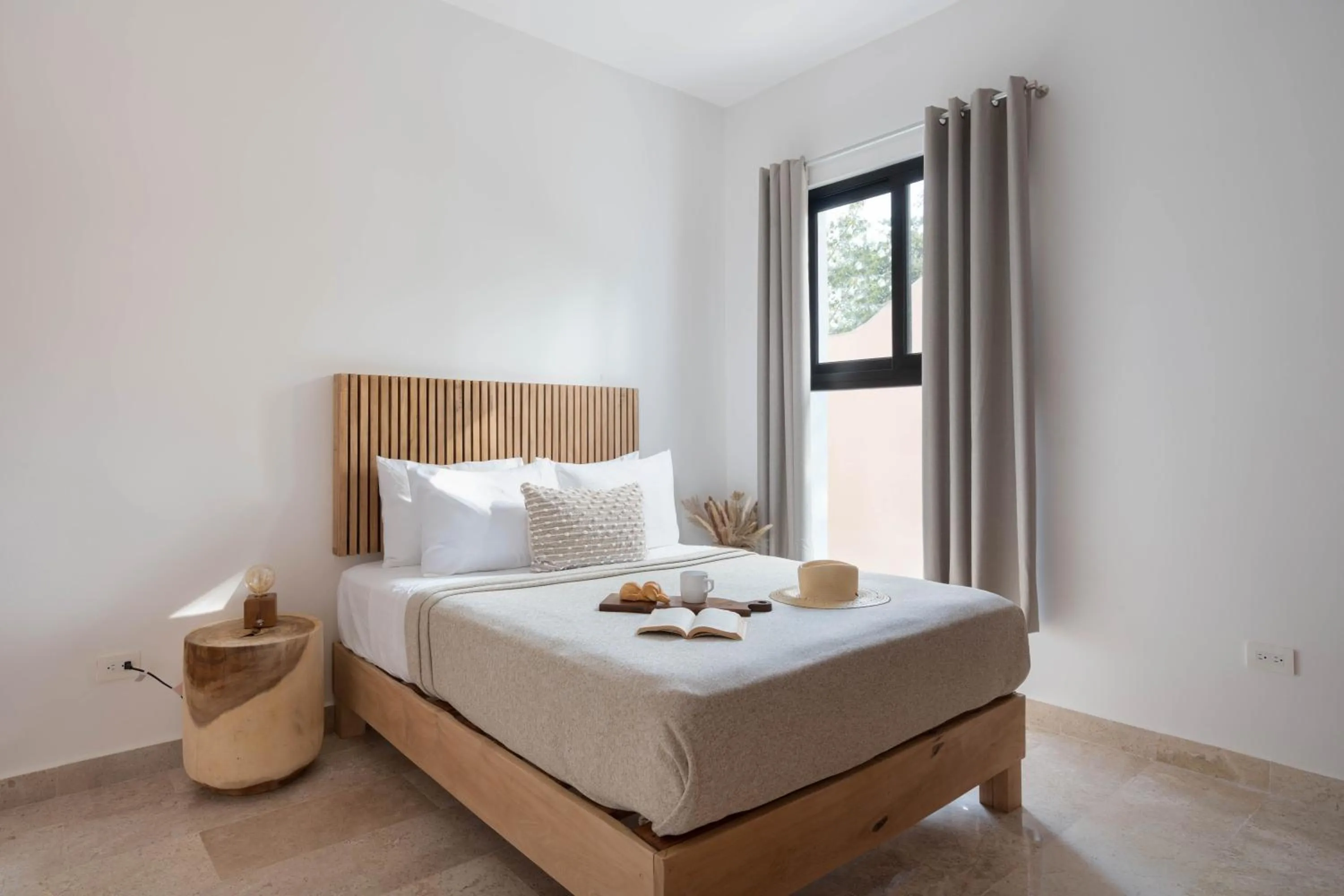 Bedroom, Bed in Tulum Cozy 3 Bedrooms Townhome-Centrally Located-Gated-WIFI