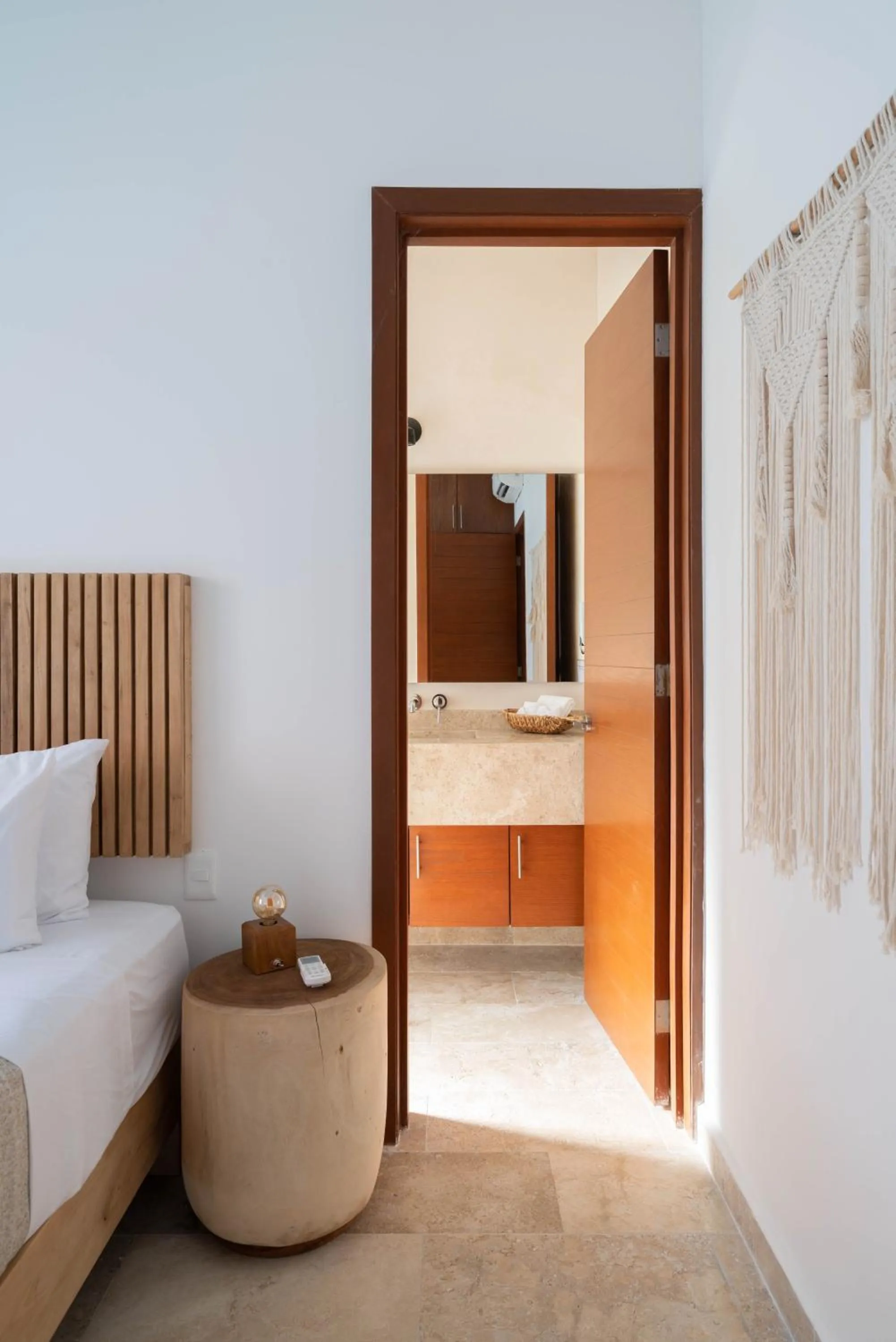 Bathroom, Bed in Tulum Cozy 3 Bedrooms Townhome-Centrally Located-Gated-WIFI