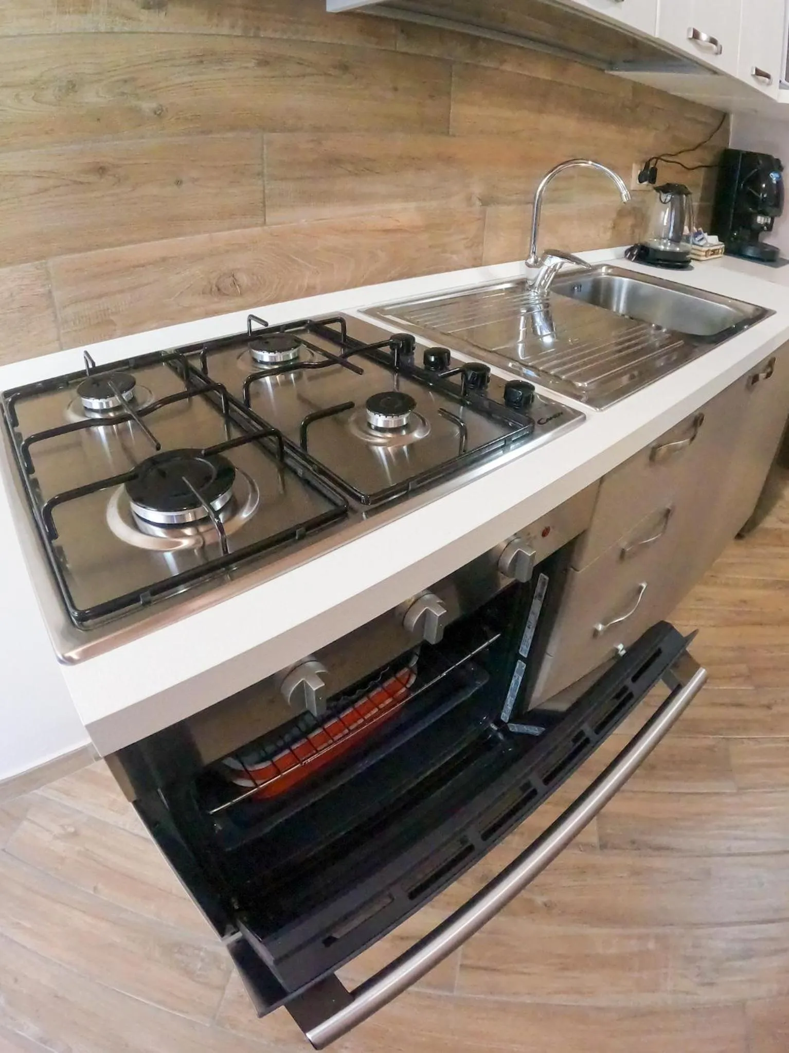 Kitchen or kitchenette in B&B L'Arenaria