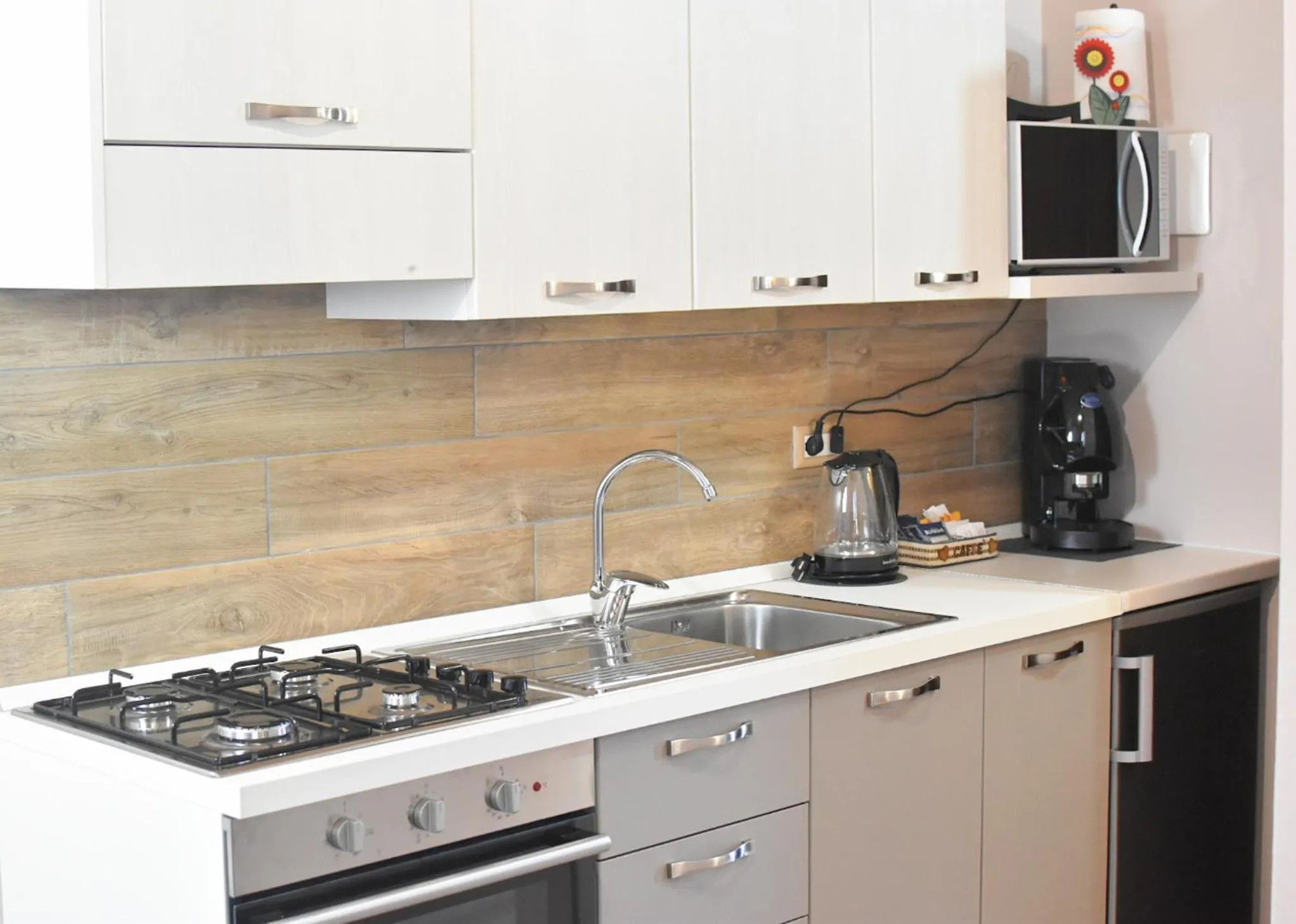 Kitchen or kitchenette in B&B L'Arenaria