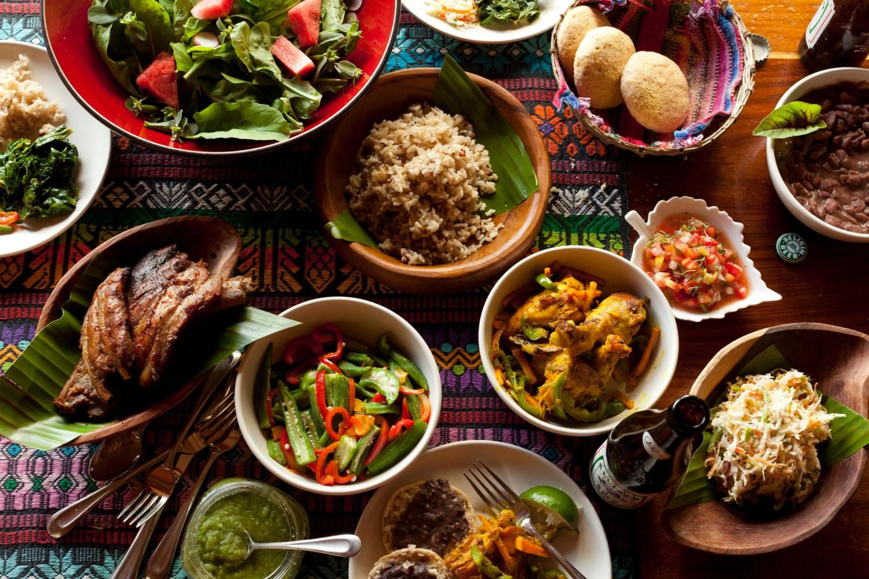 Food close-up in Thatch Caye Resort a Muy'Ono Resort