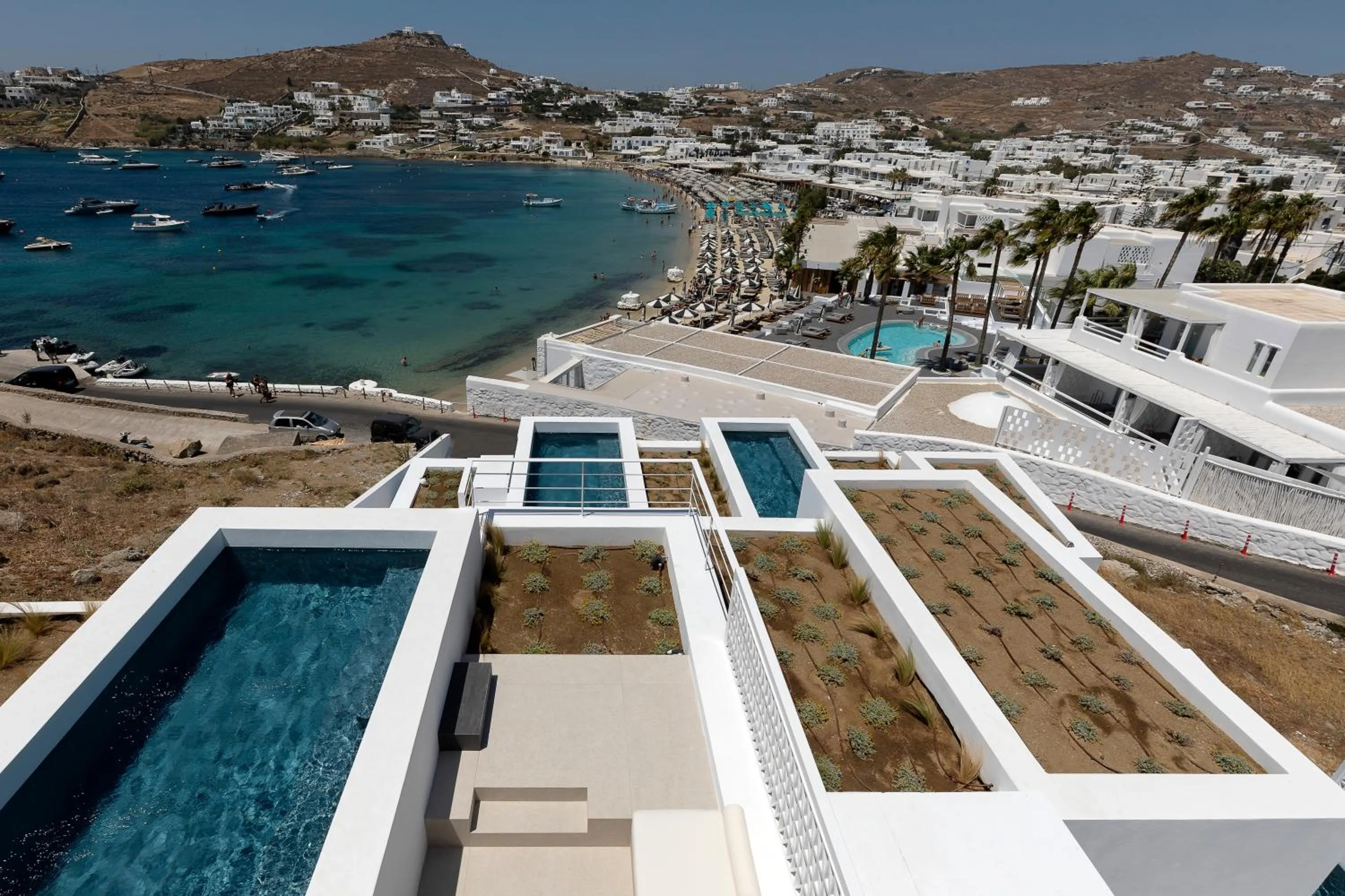 Day in CUBIC Mykonos Seafront Design Suites