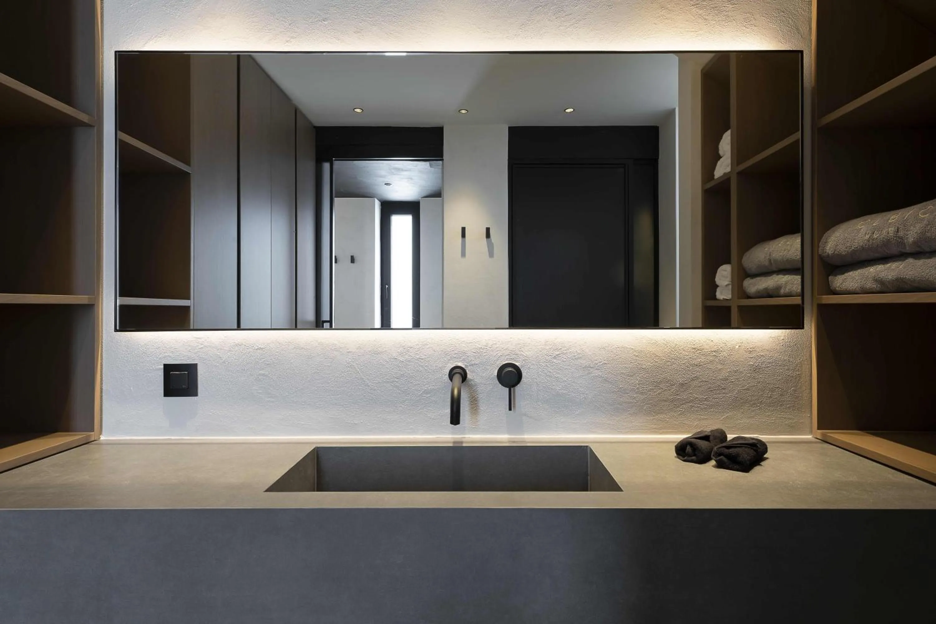 Bathroom in CUBIC Mykonos Seafront Design Suites