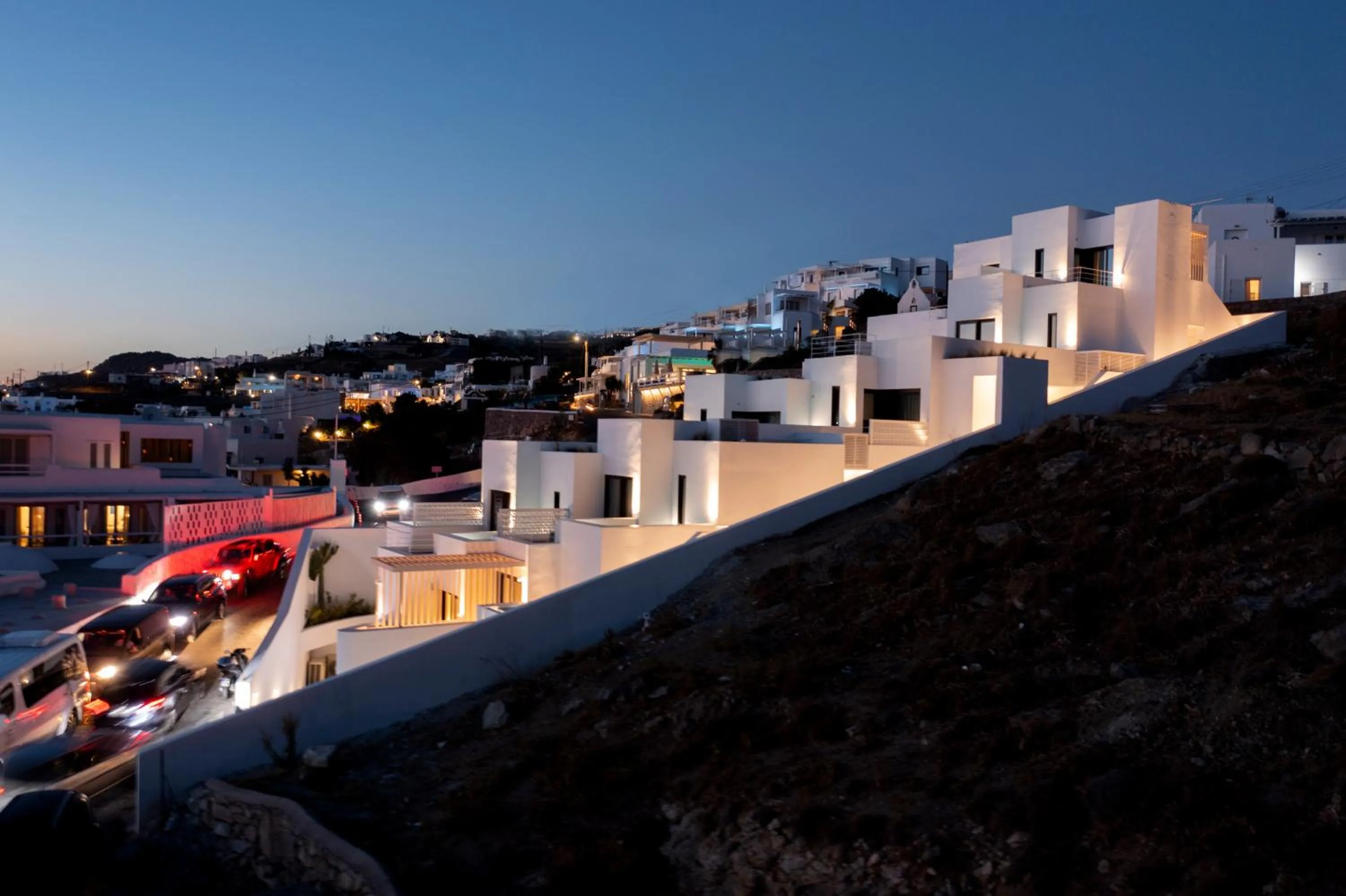 Property building in CUBIC Mykonos Seafront Design Suites
