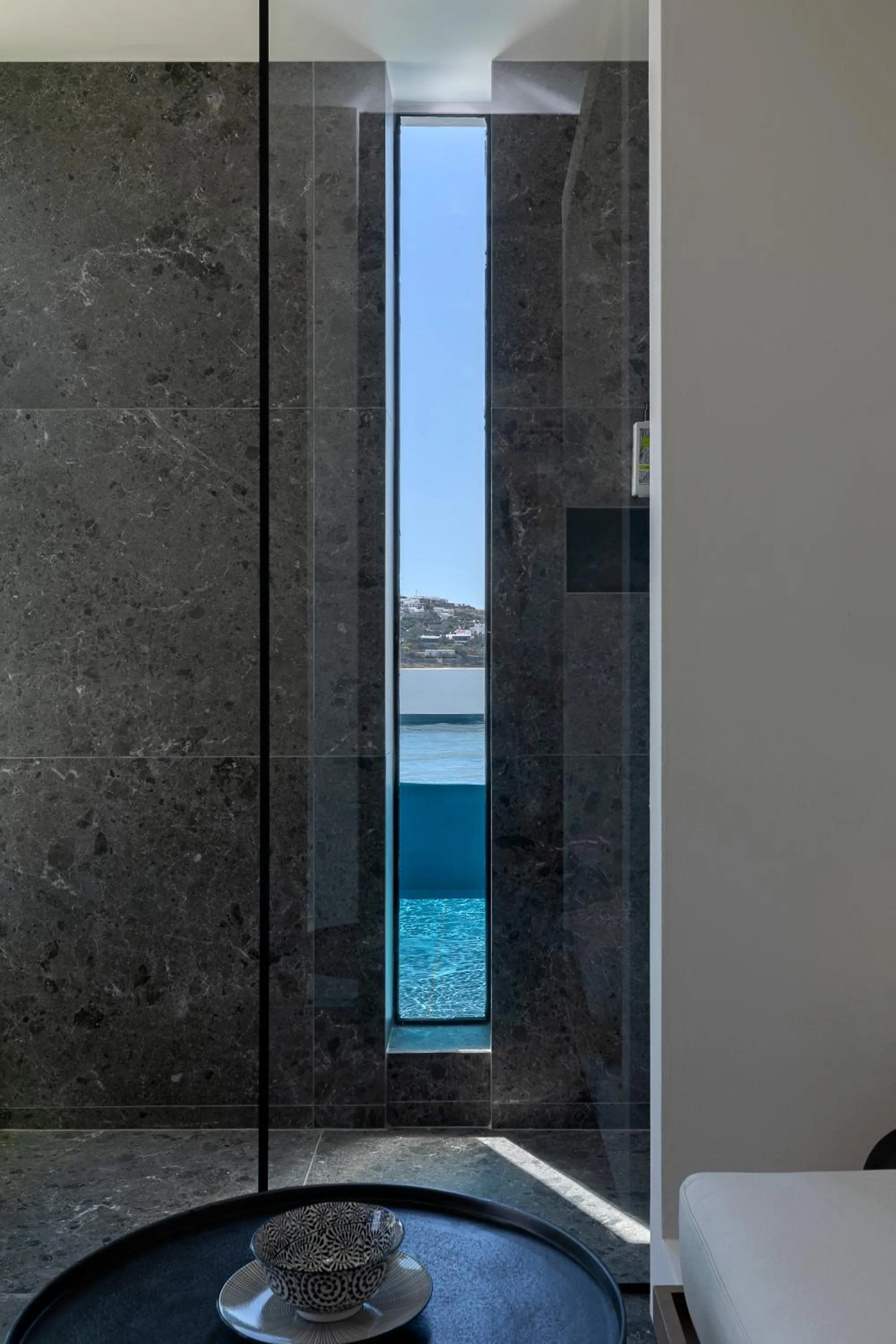 Shower in CUBIC Mykonos Seafront Design Suites