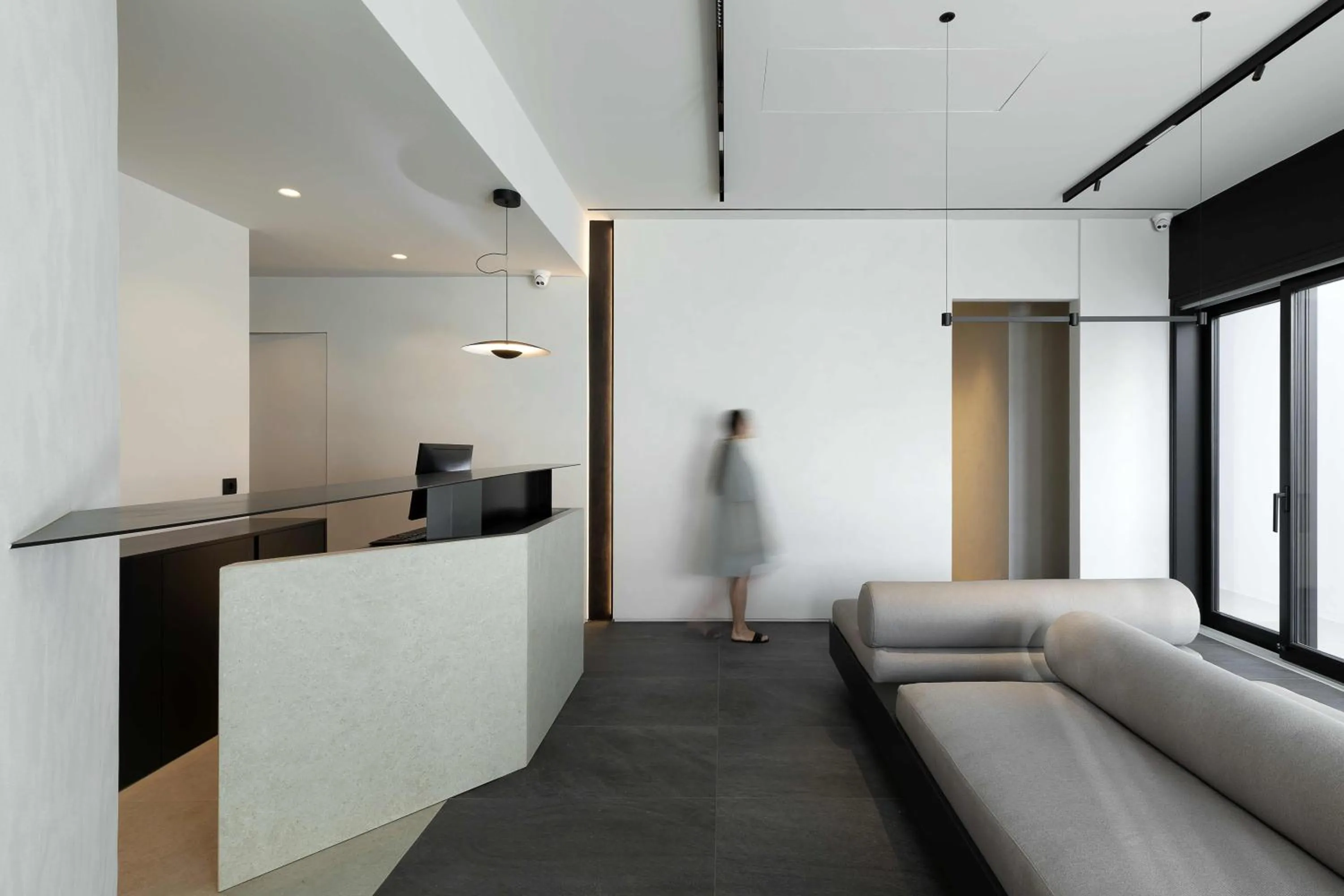 Lobby or reception in CUBIC Mykonos Seafront Design Suites