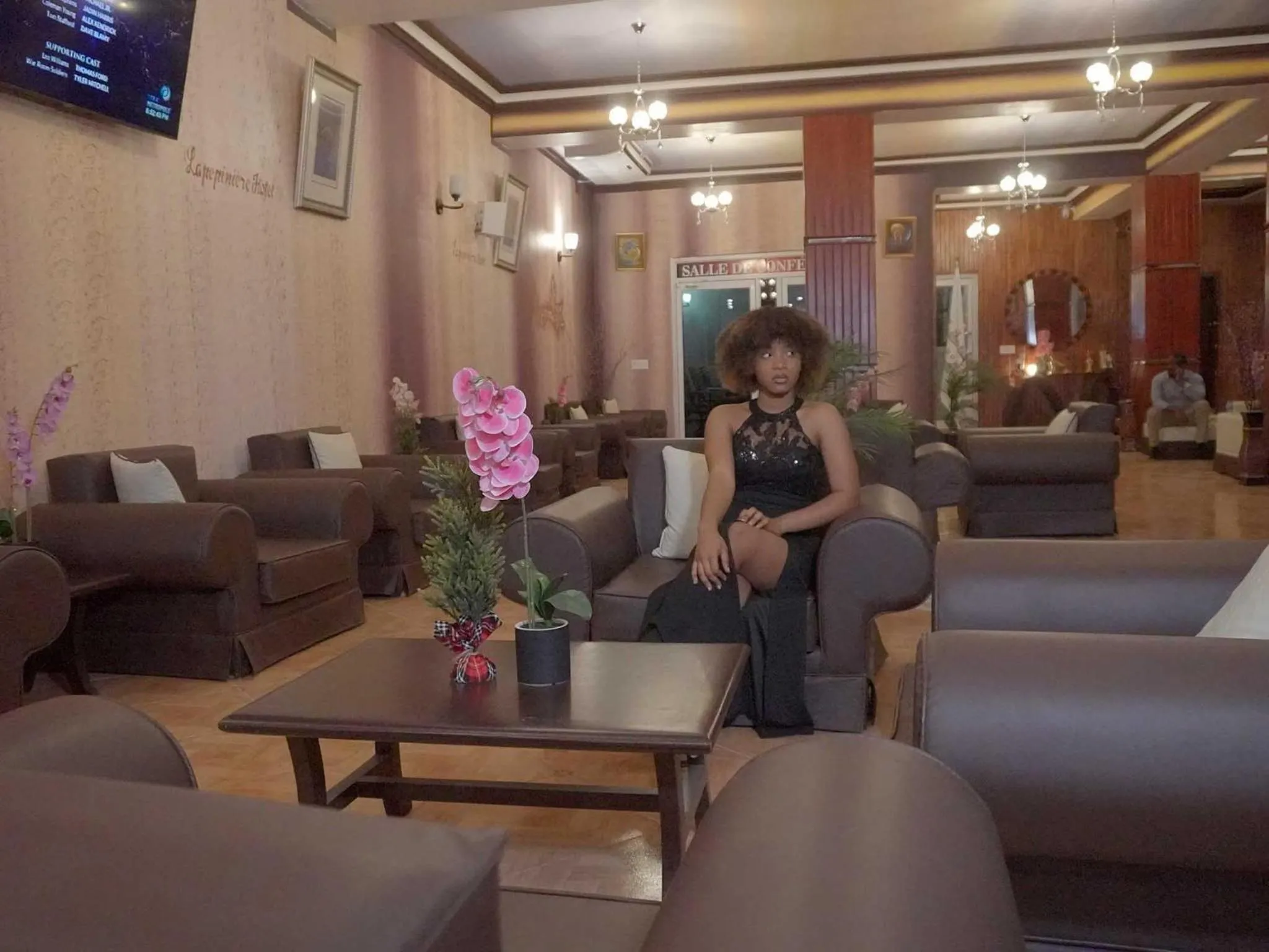 Lobby or reception in La Pepiniere Hotel