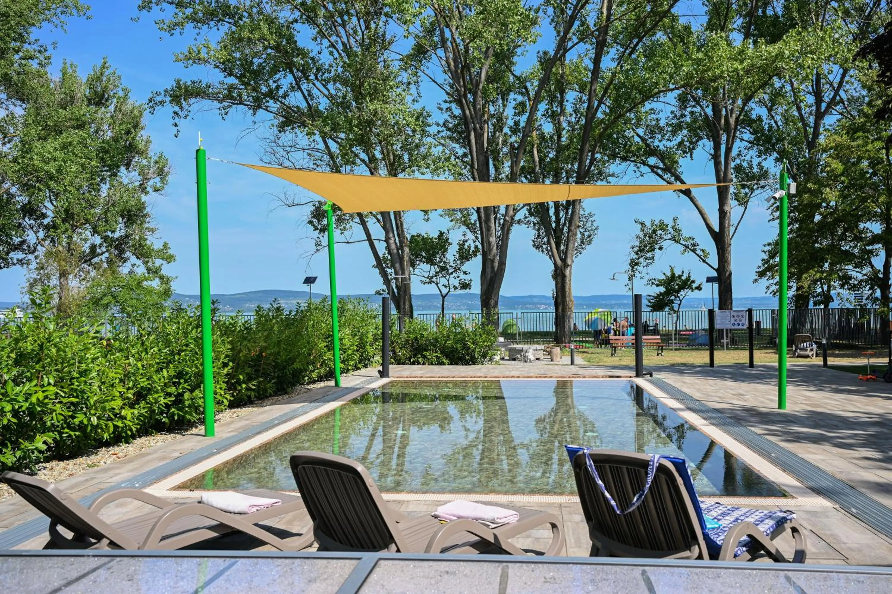 Swimming pool in Lelle Hotel