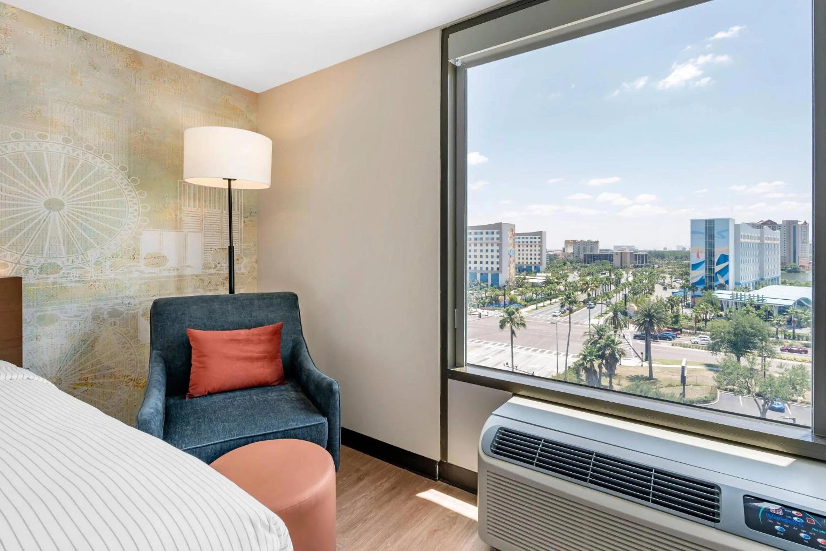 Bedroom in Cambria Hotel Orlando near Universal Theme Parks