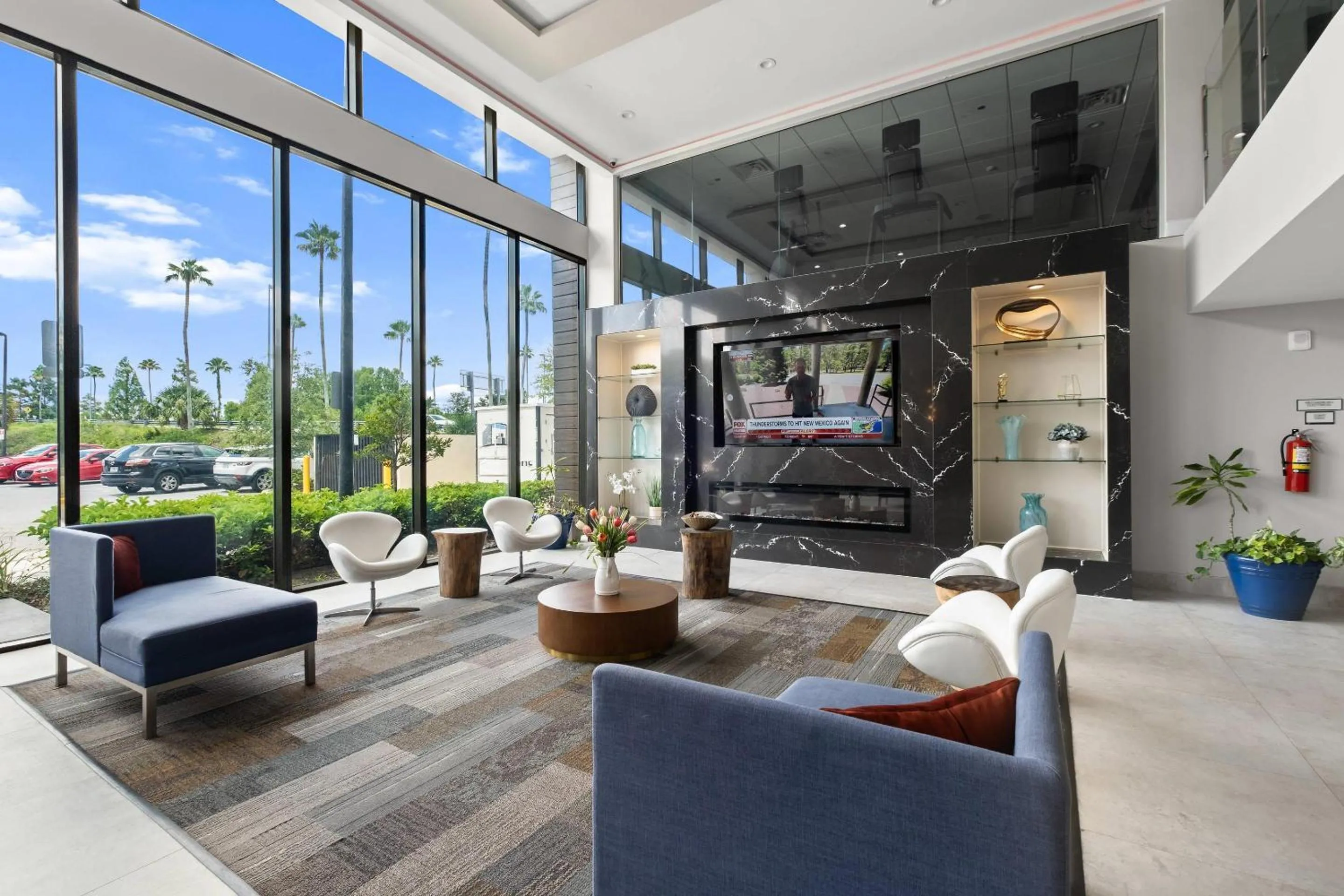 Lobby or reception, Bed in Cambria Hotel Orlando near Universal Theme Parks