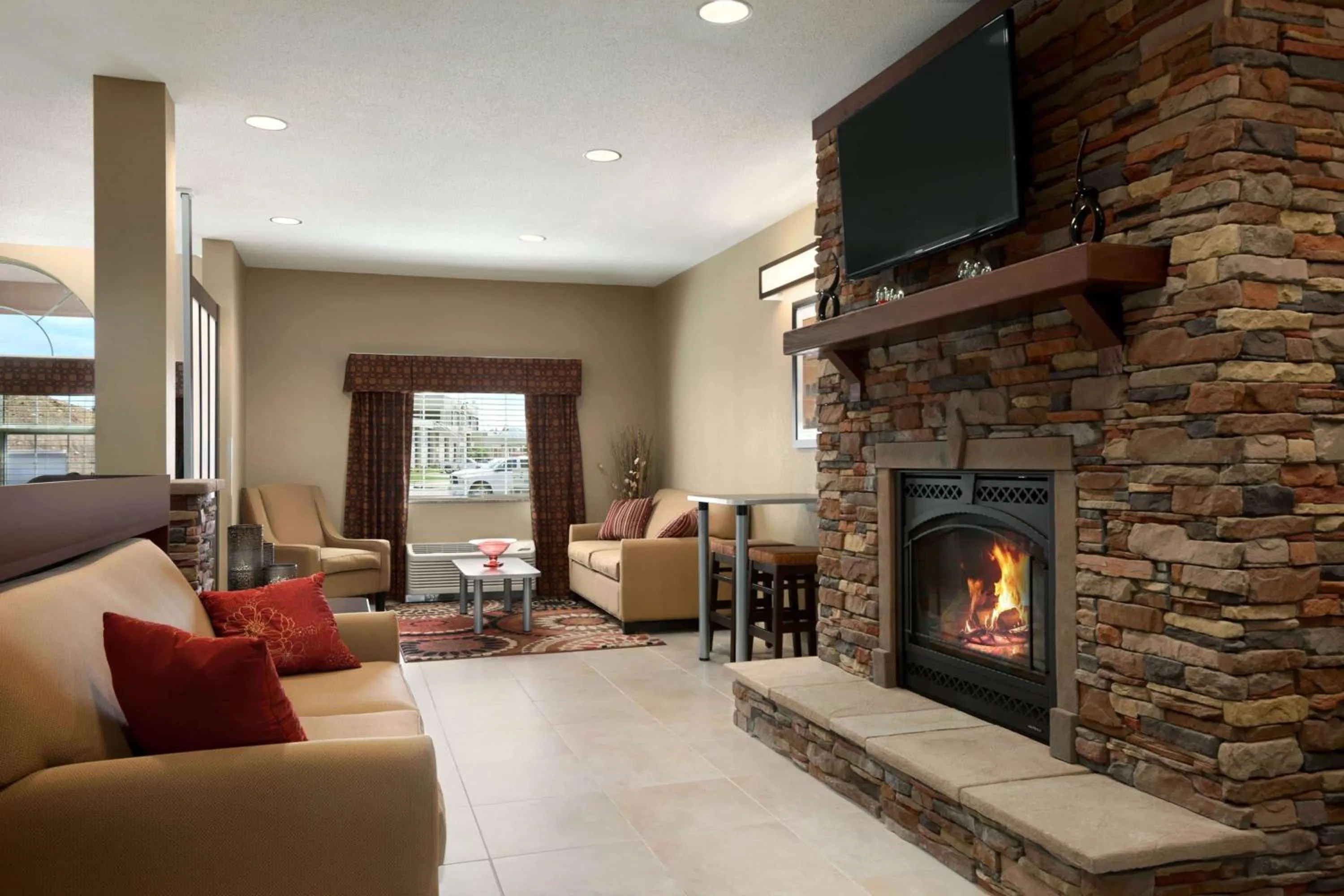 Lobby or reception in Microtel Inn & Suites by Wyndham St Clairsville - Wheeling