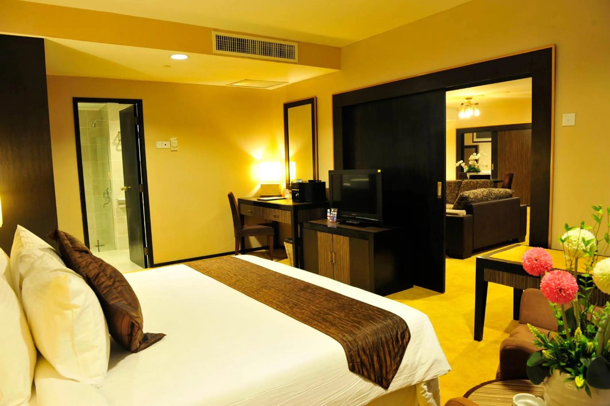 Bed in Hotel Felda Residence Kuala Terengganu